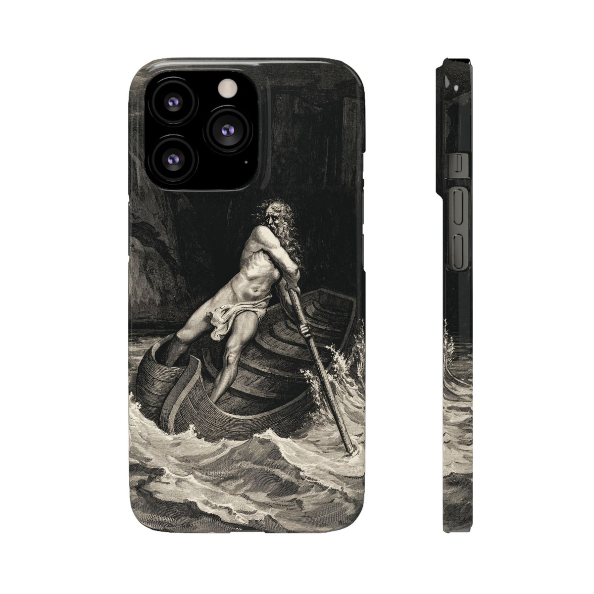 Canto III - Charon by Gustave Doré - iPhone Slim Case