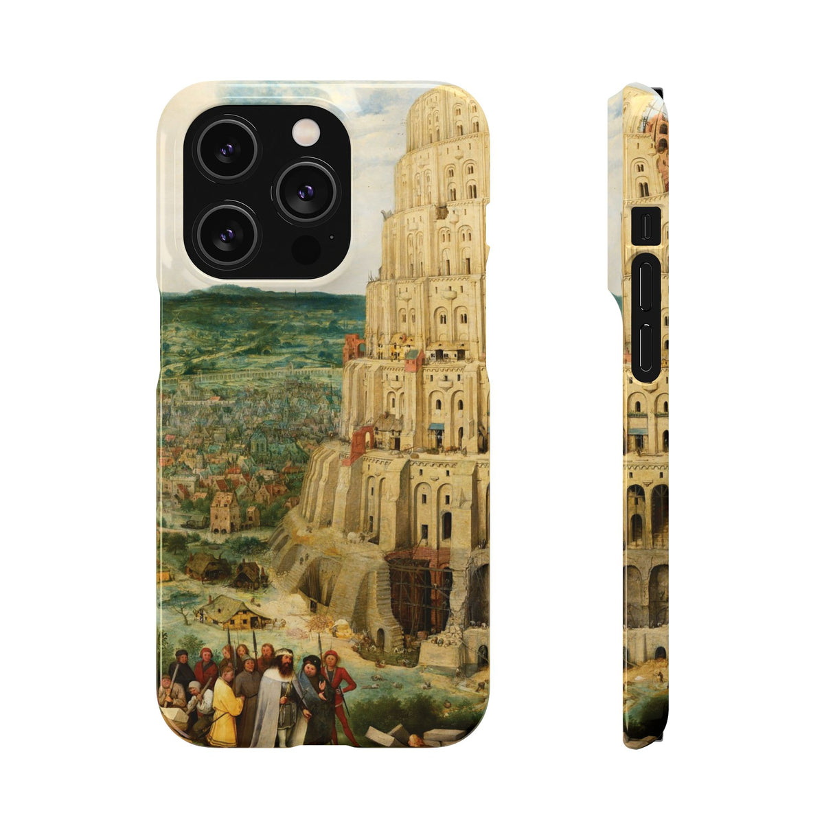 The Tower of Babel by Pieter Bruegel the Elder - iPhone Slim Case