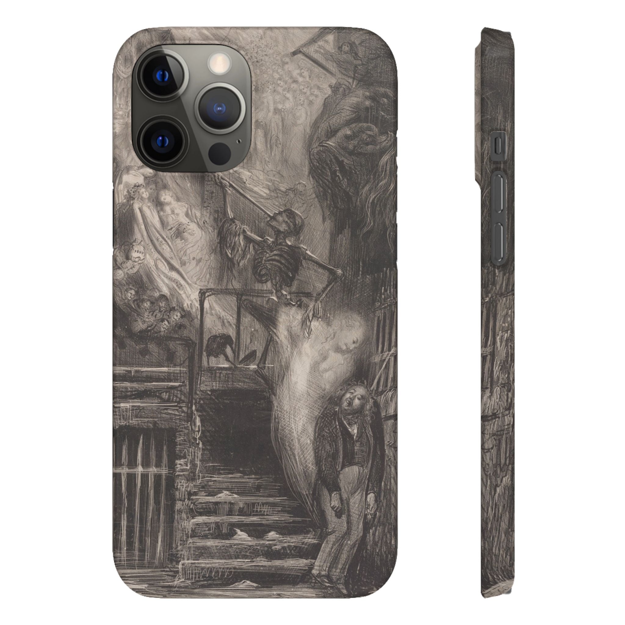 La Rue de la Vieille Lanterne by Gustave Doré - iPhone Slim Case