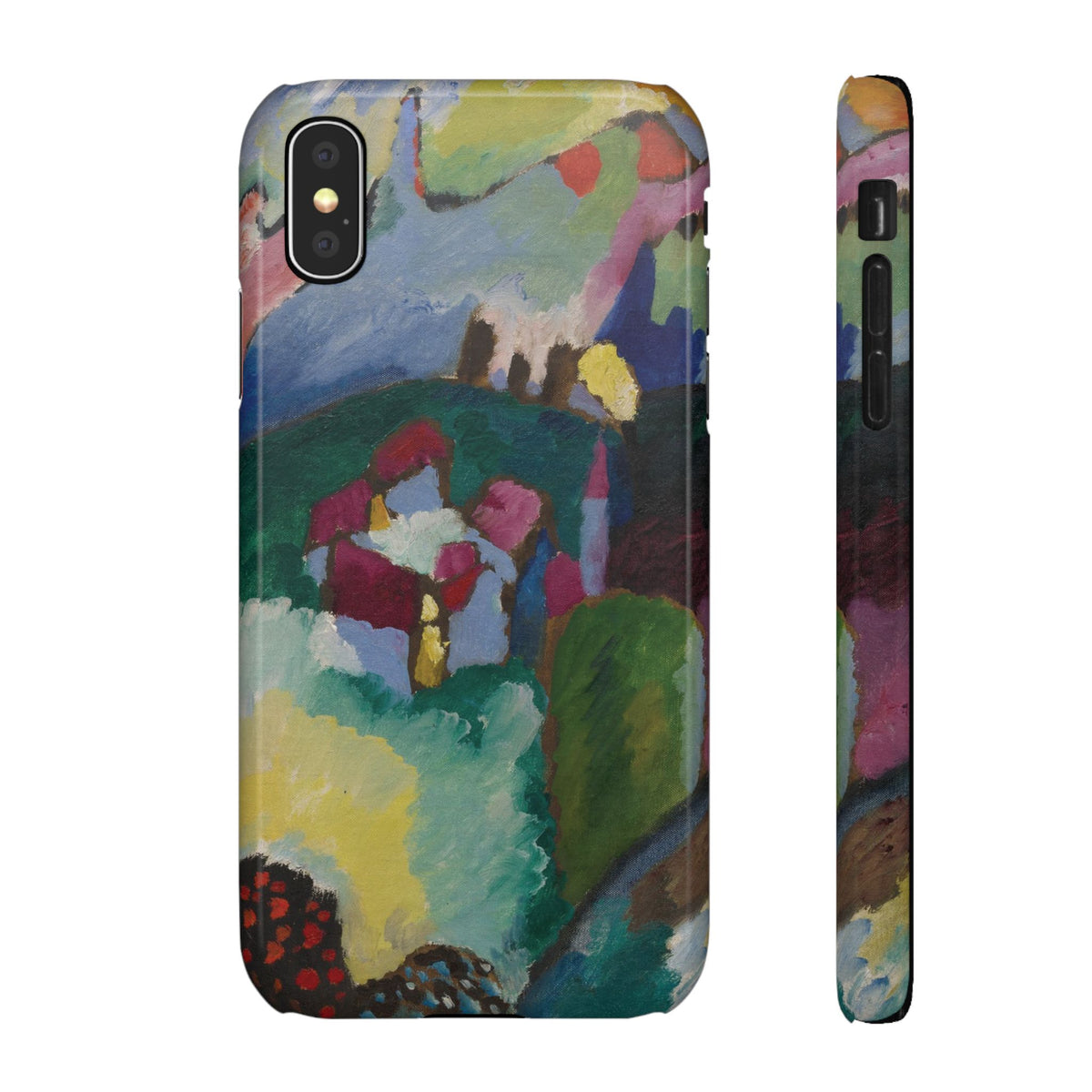 Landscape with Factory Chimney by Vasily Kandinsky - iPhone Slim Case
