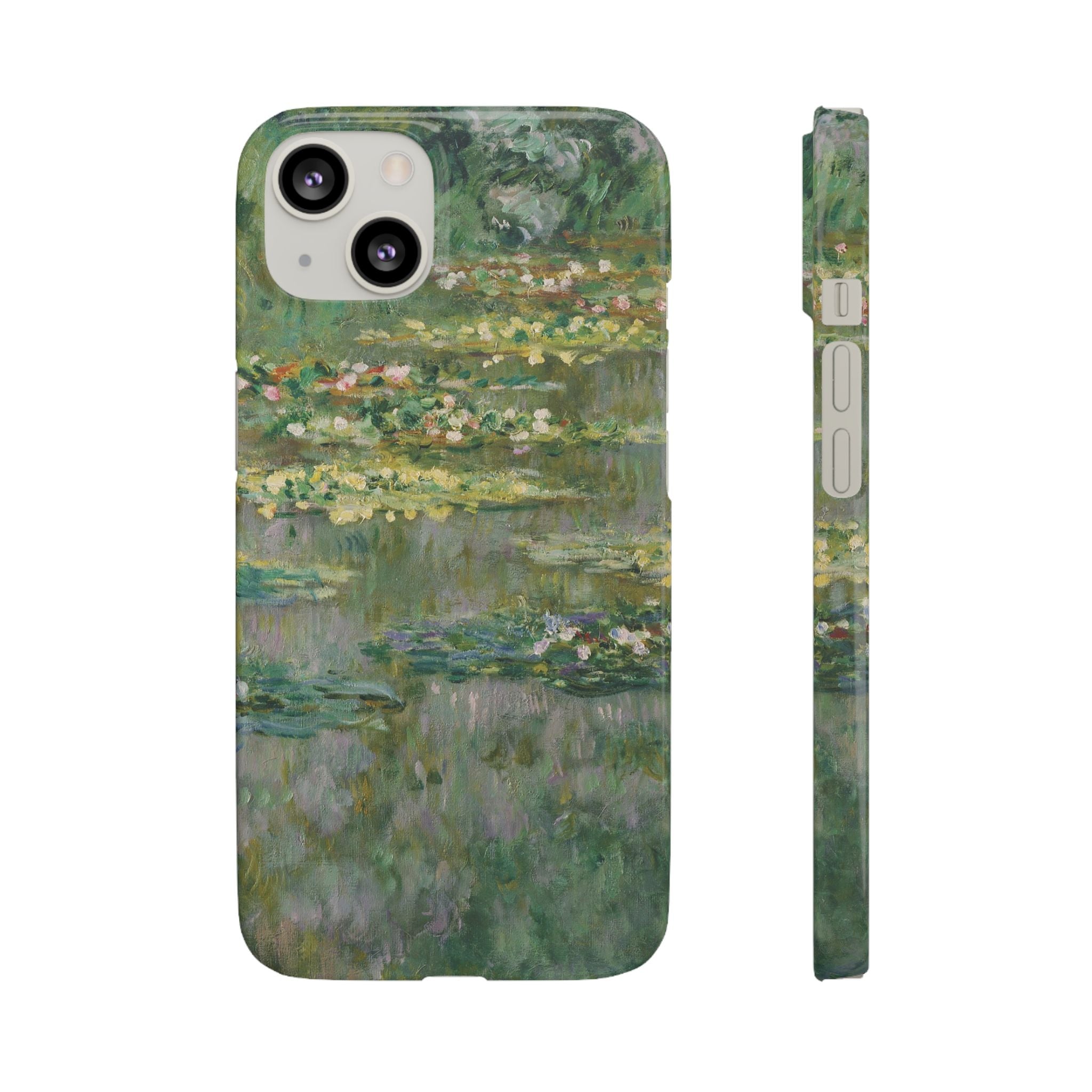 Le Bassin des Nymphéas by Claude Monet - iPhone Slim Case