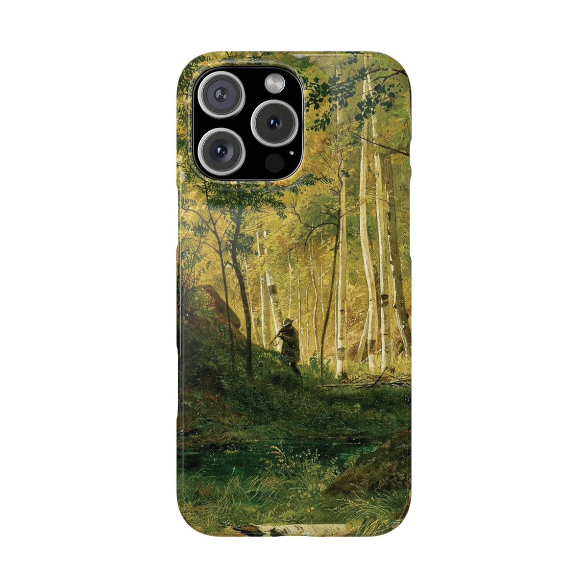 Landscape with a Hunter Valaam Island by Ivan Ivanovich Shishkin - iPhone Slim Case
