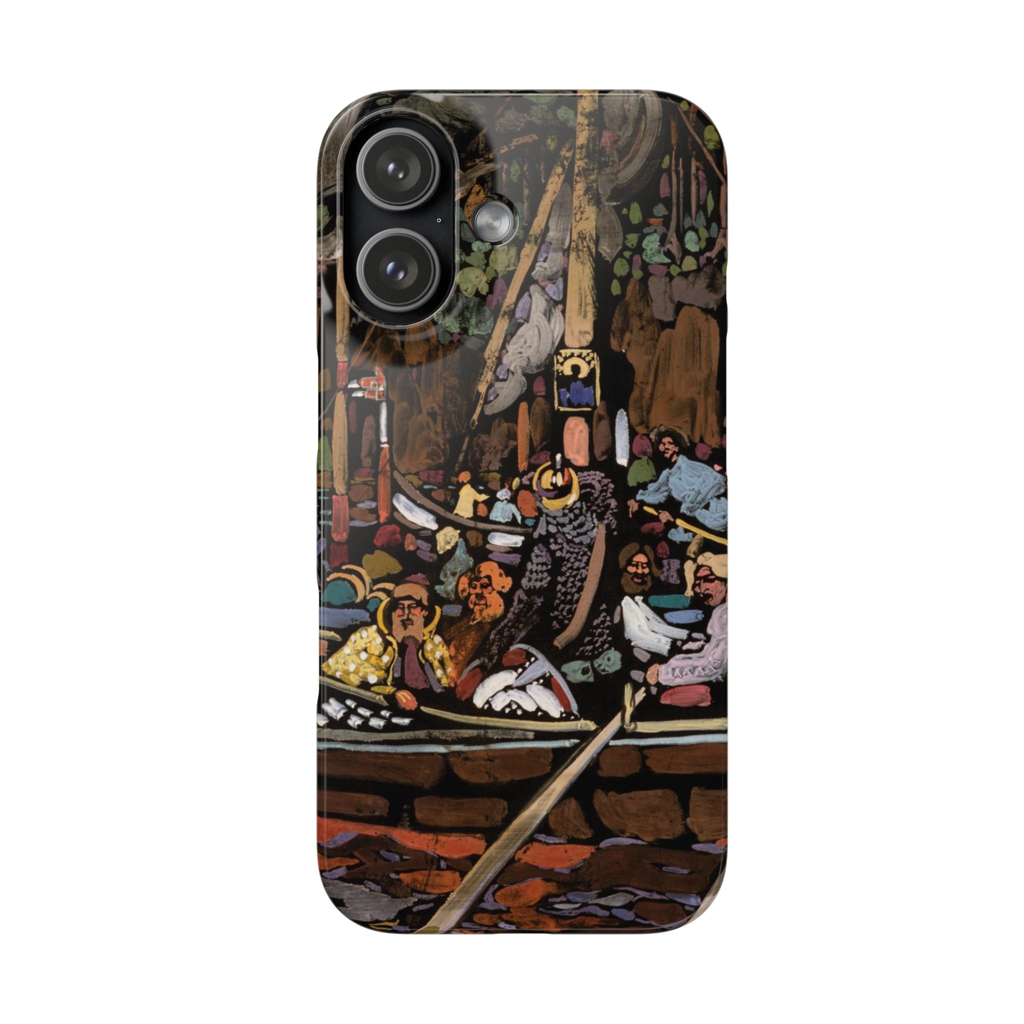 Lied (Chanson) by Vasily Kandinsky - iPhone Slim Case
