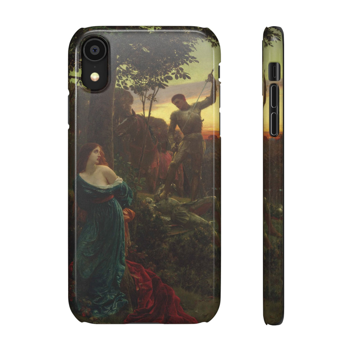 Chivalry by Frank Dicksee - iPhone Slim Case