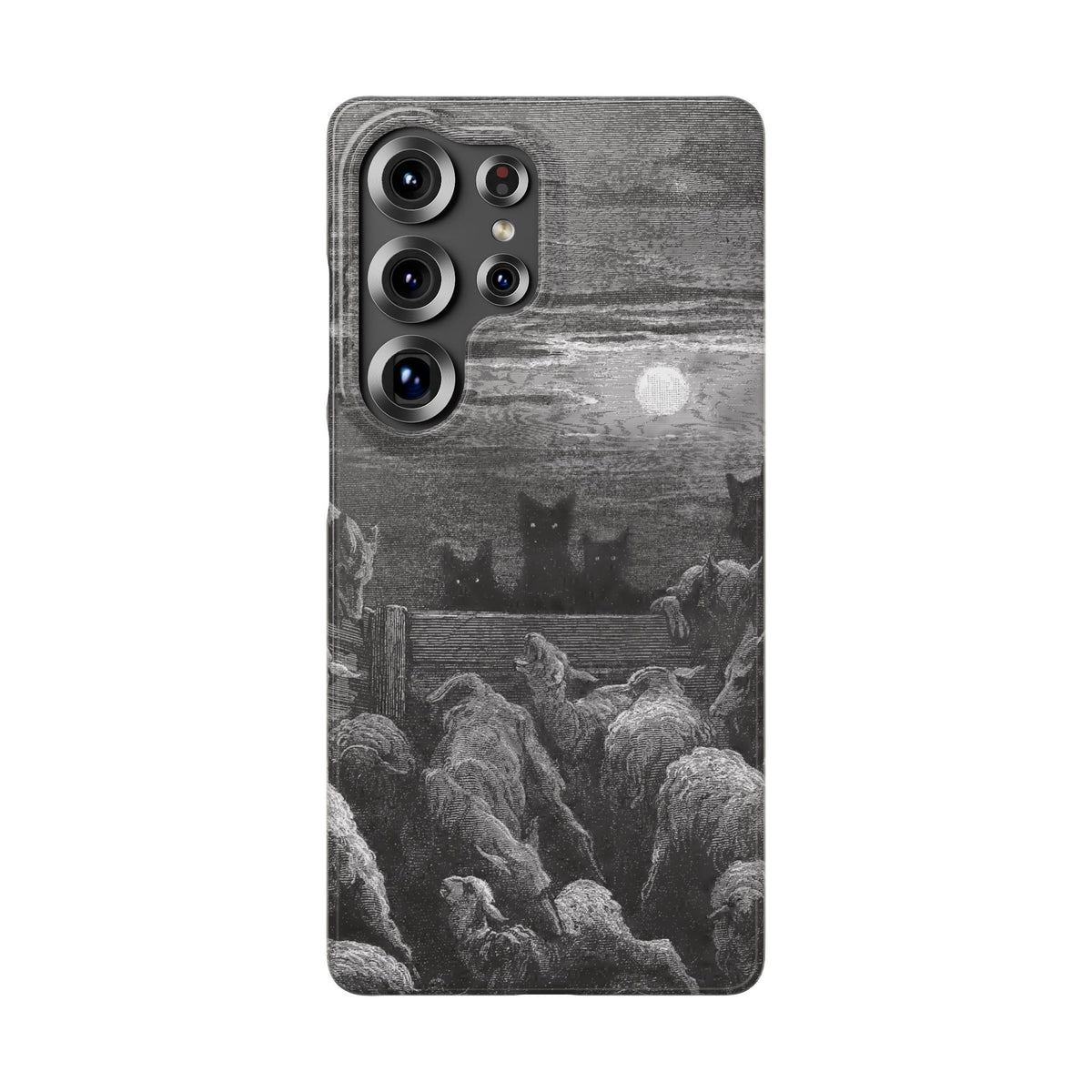 The Wolves and The Sheep by Gustave Dore - Samsung Slim Case