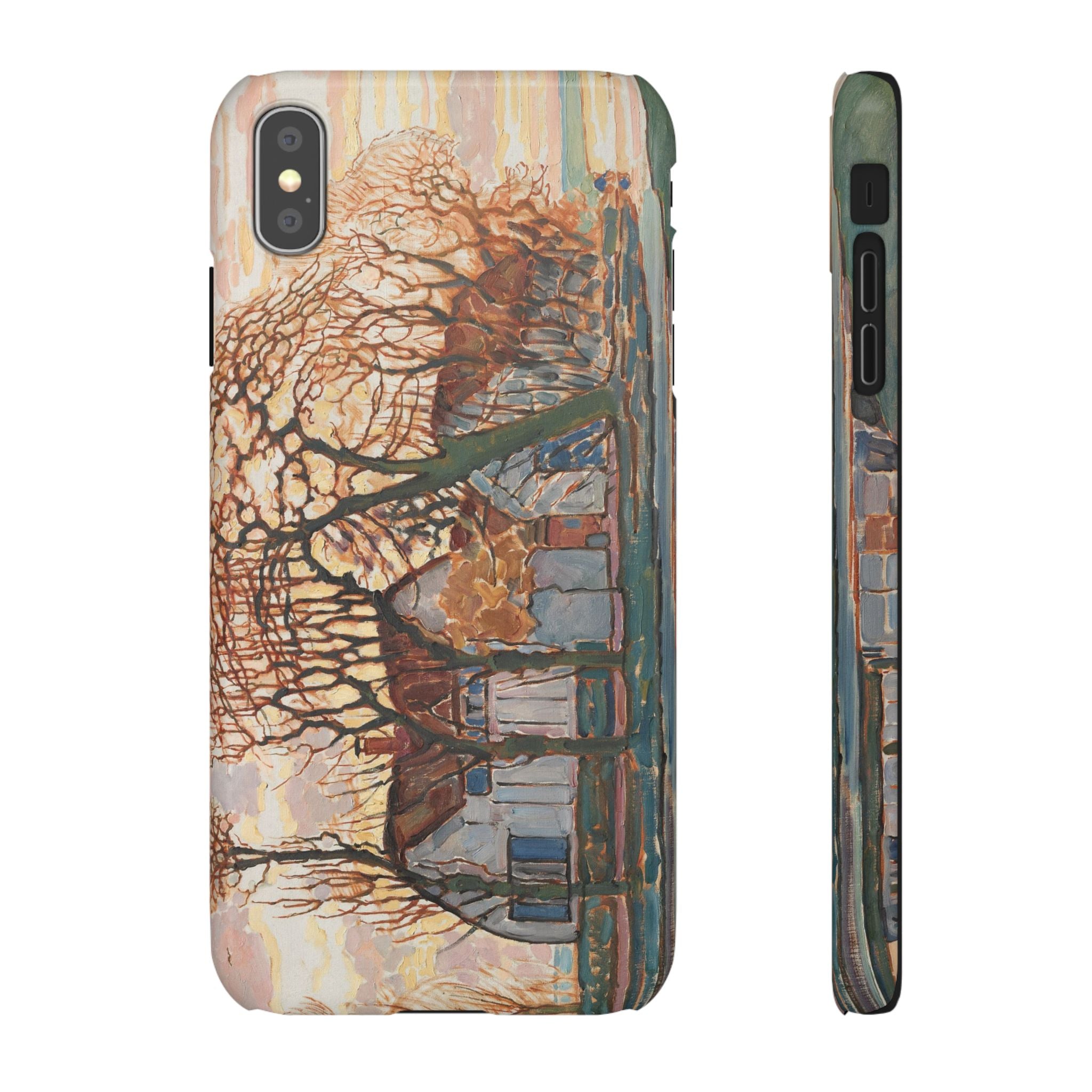 Farm near Duivendrecht by Piet Mondrian - iPhone Slim Case
