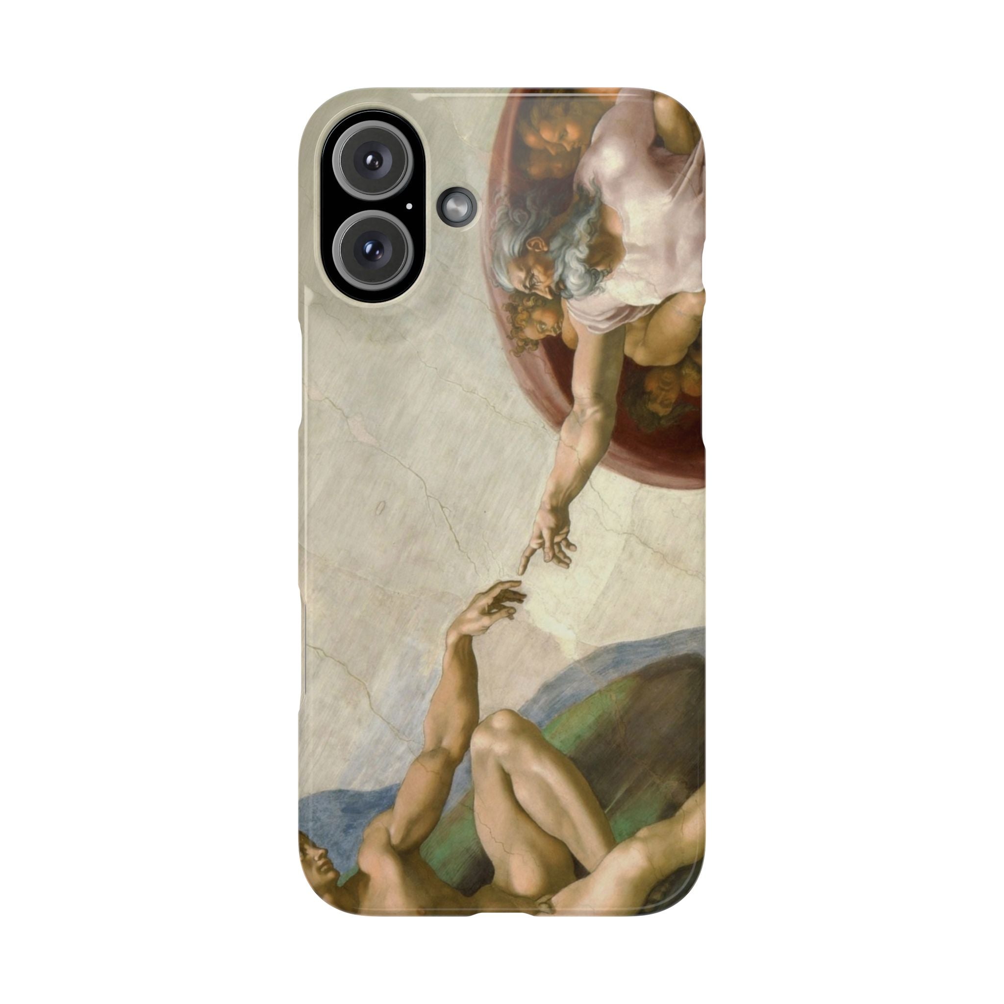 Creation of Adam by Michelangelo - iPhone Slim Case