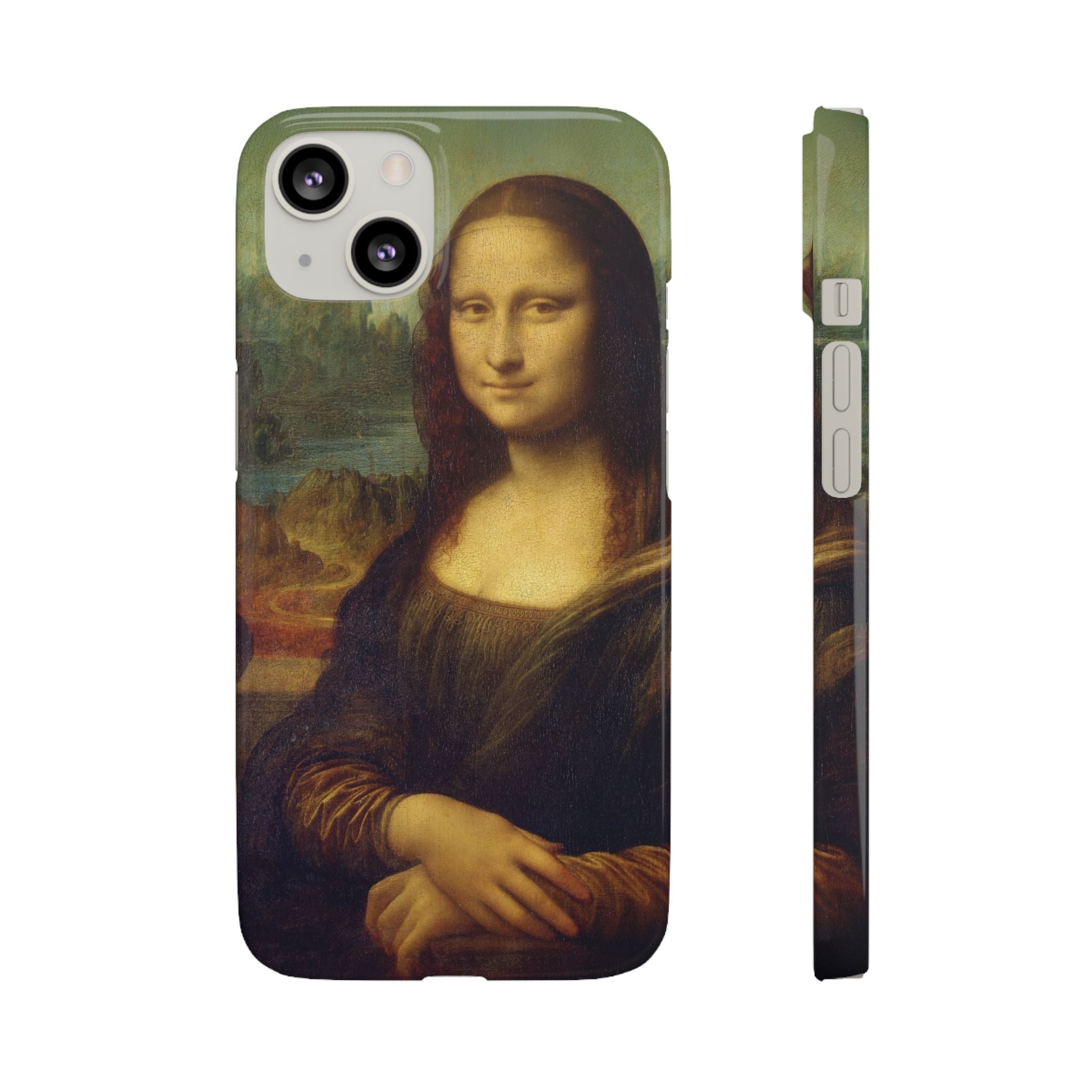 Mona Lisa by Leonardo da Vinci - iPhone Slim Case