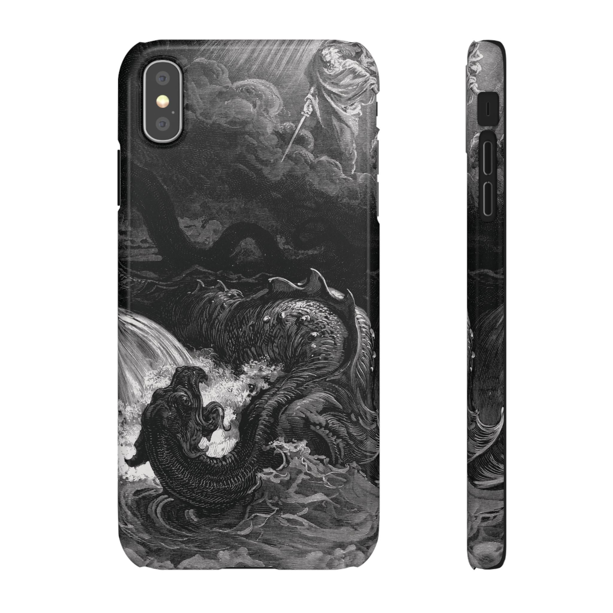 The Destruction of Leviathan by Gustave Doré - iPhone Slim Case