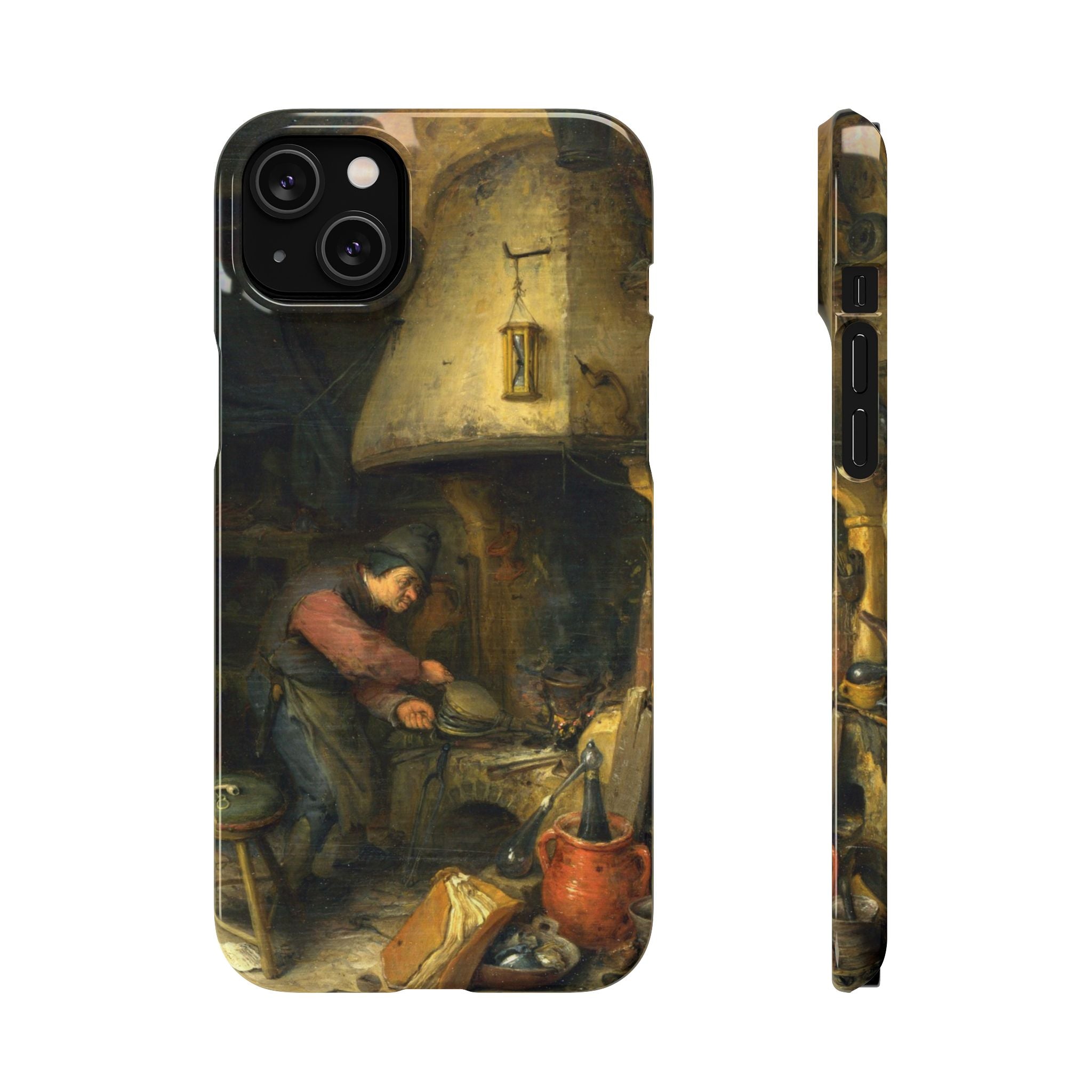 The Alchemist by Adriaen van Ostade - iPhone Slim Case