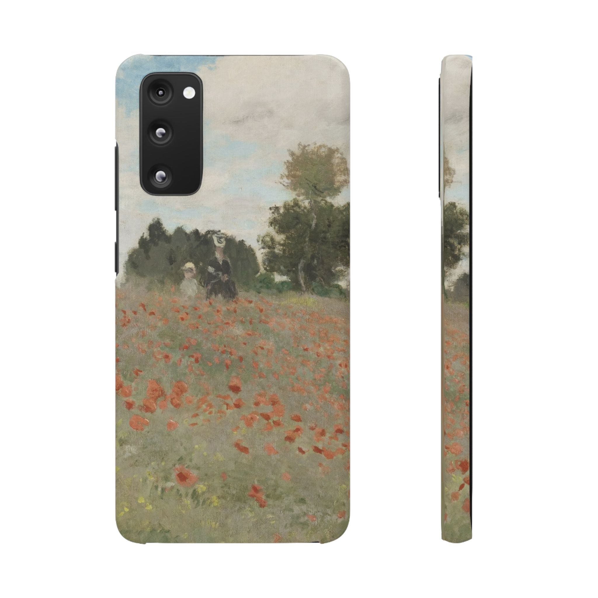 The Poppy Field by Claude Monet - Samsung Slim Case