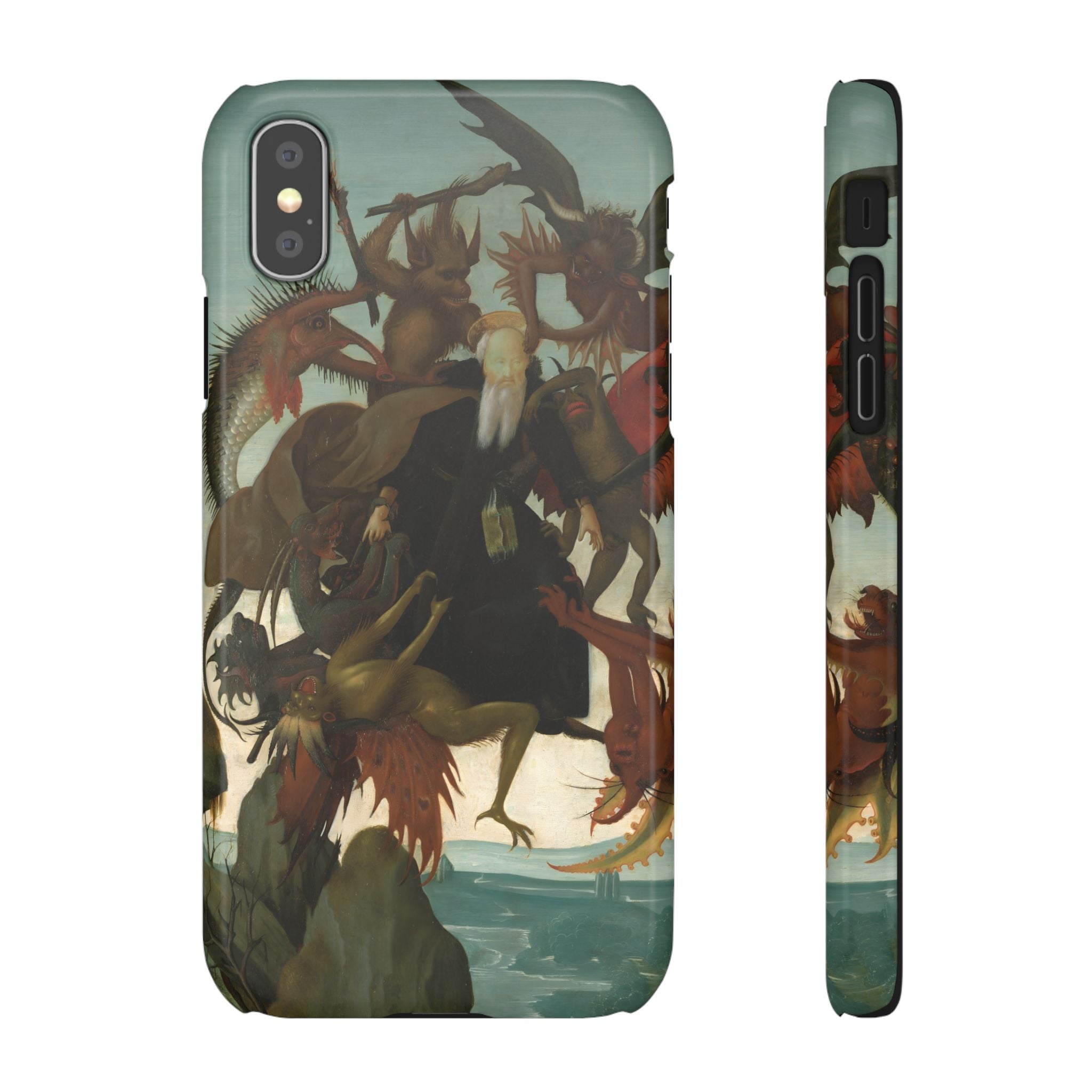 The Torment of Saint Anthony by Michelangelo Buonarroti - iPhone Slim Case