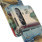 The Hota Coast in Awa Province by Utagawa Hiroshige - Samsung Slim Case