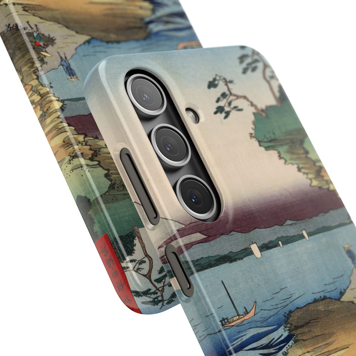 The Hota Coast in Awa Province by Utagawa Hiroshige - Samsung Slim Case