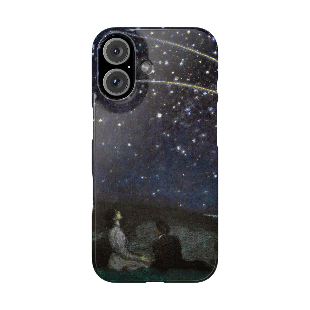 Falling Stars by Franz von Stuck - iPhone Slim Case
