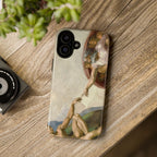 Creation of Adam by Michelangelo - iPhone Tough Case