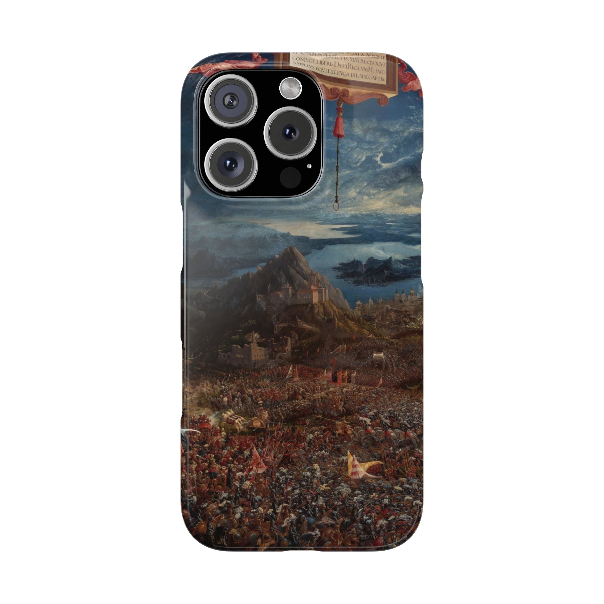 The Battle of Alexander at Issus by Albrecht Altdorfer - iPhone Slim Case