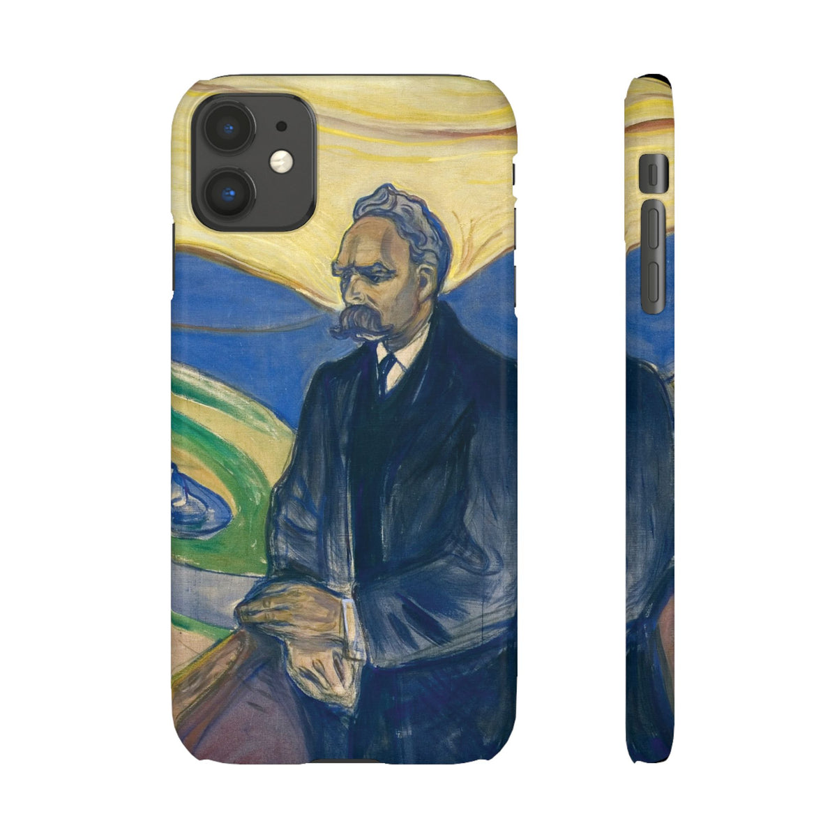 Portrait of Friedrich Nietzsche by Edvard Munch - iPhone Slim Case