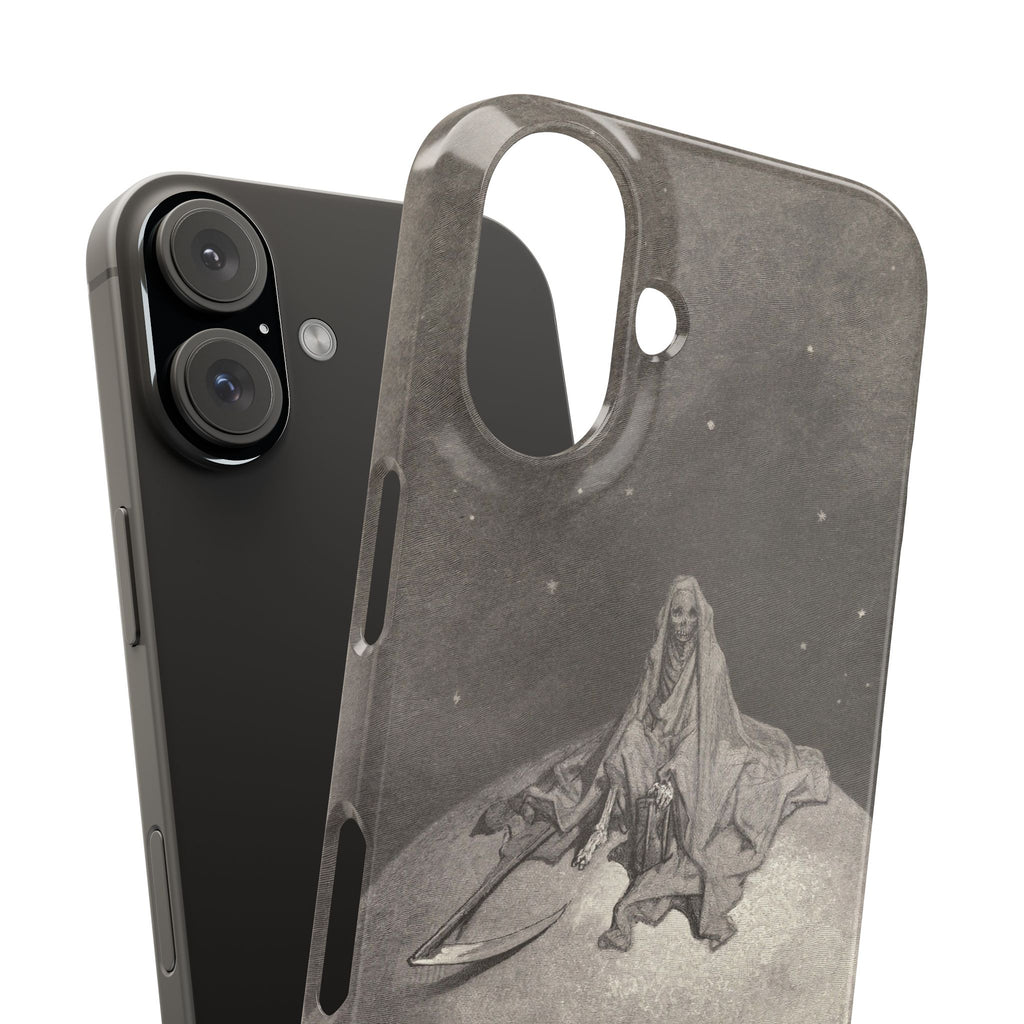 Doubting, dreaming dreams no mortal ever dared to dream before by Gustave Doré - iPhone Slim Case
