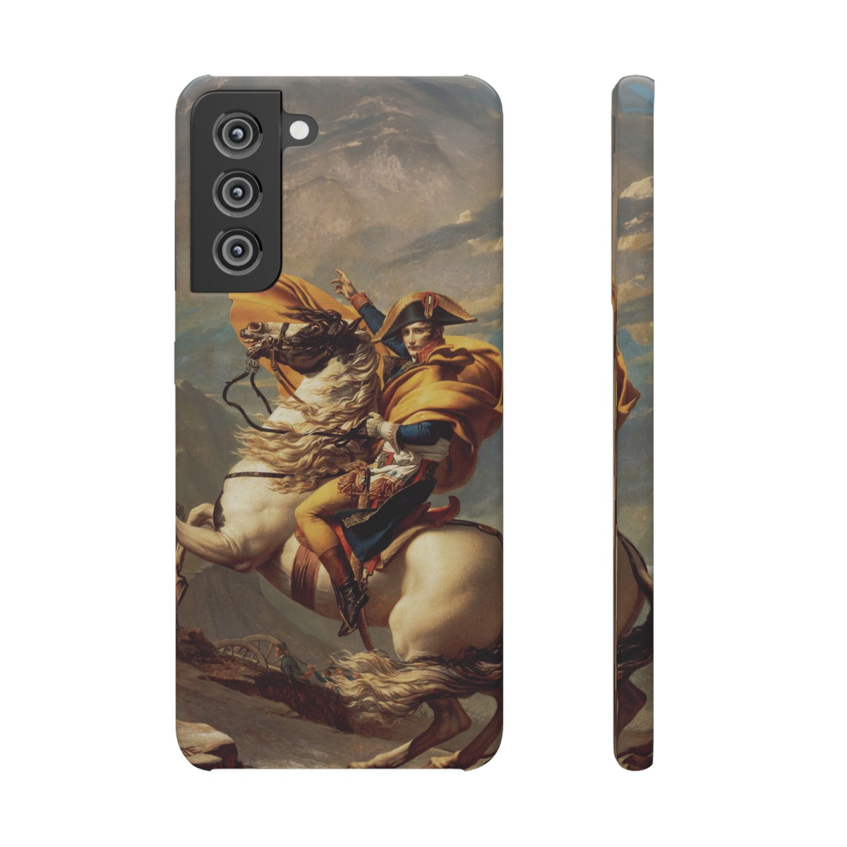 Napoleon at the Saint-Bernard Pass by Jacques-Louis David - Samsung Slim Case