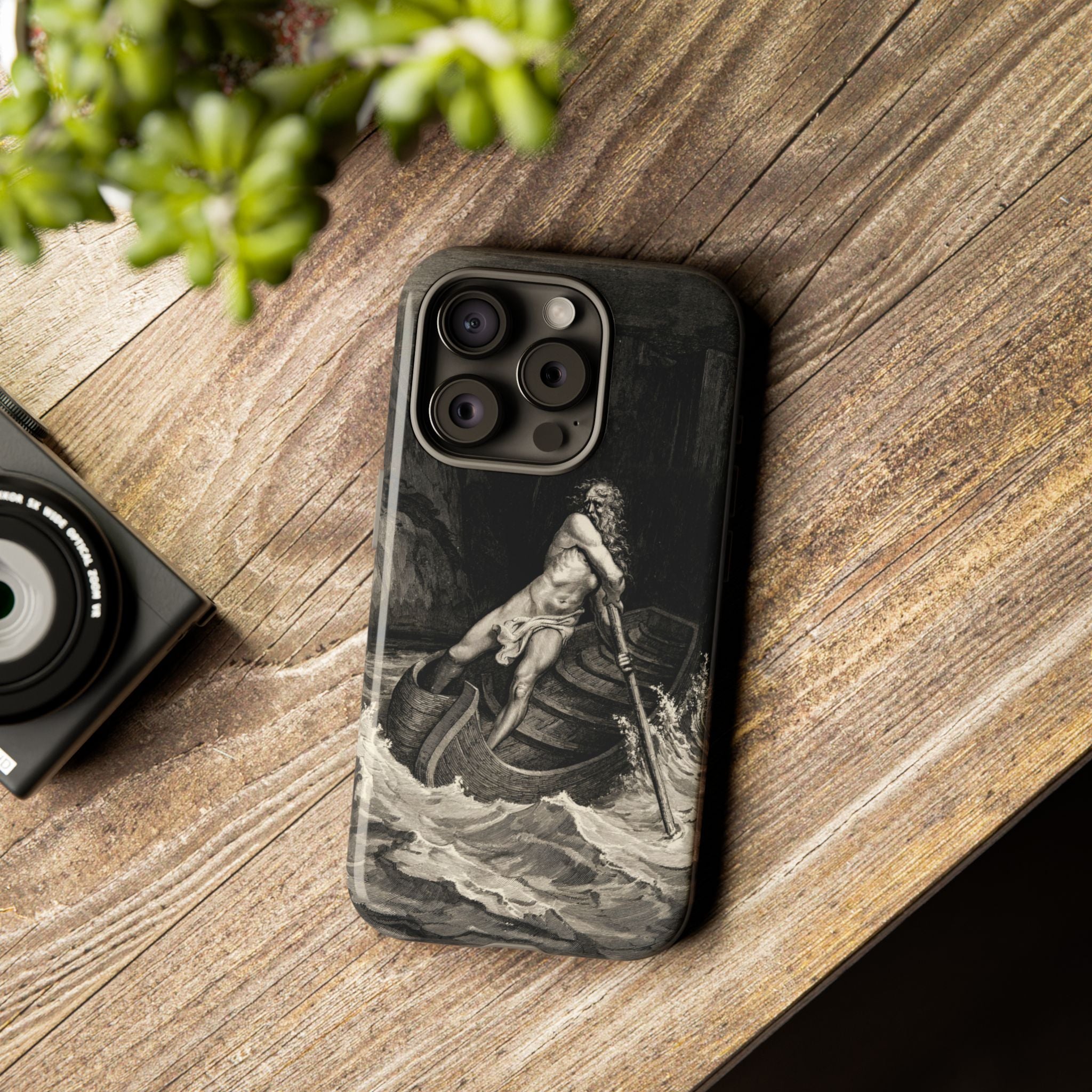 Canto III - Charon by Gustave Doré - iPhone Tough Case