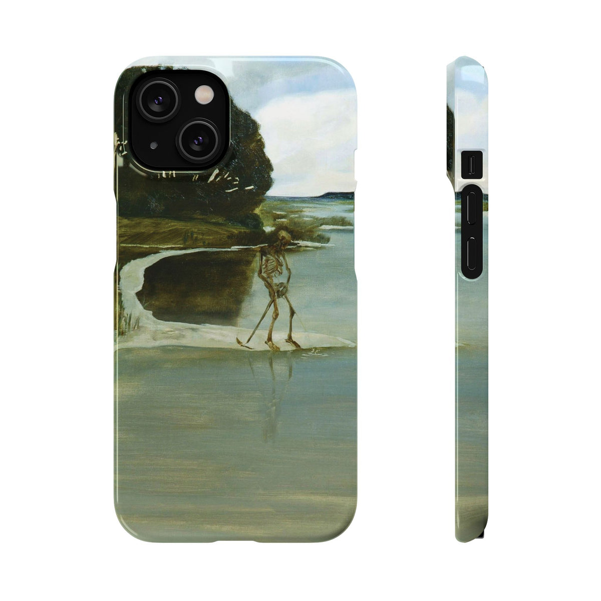 Death Peeing by Max Klinger - iPhone Slim Case