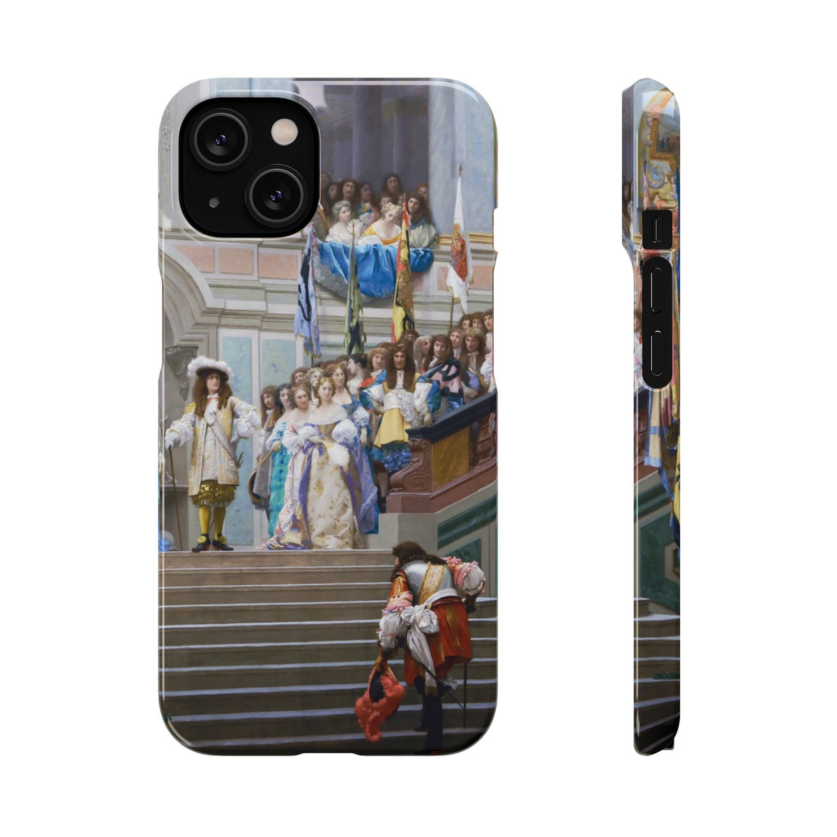 Reception du Grand Conde par Louis XIV by Jean-Leon Gerome - iPhone Slim Case