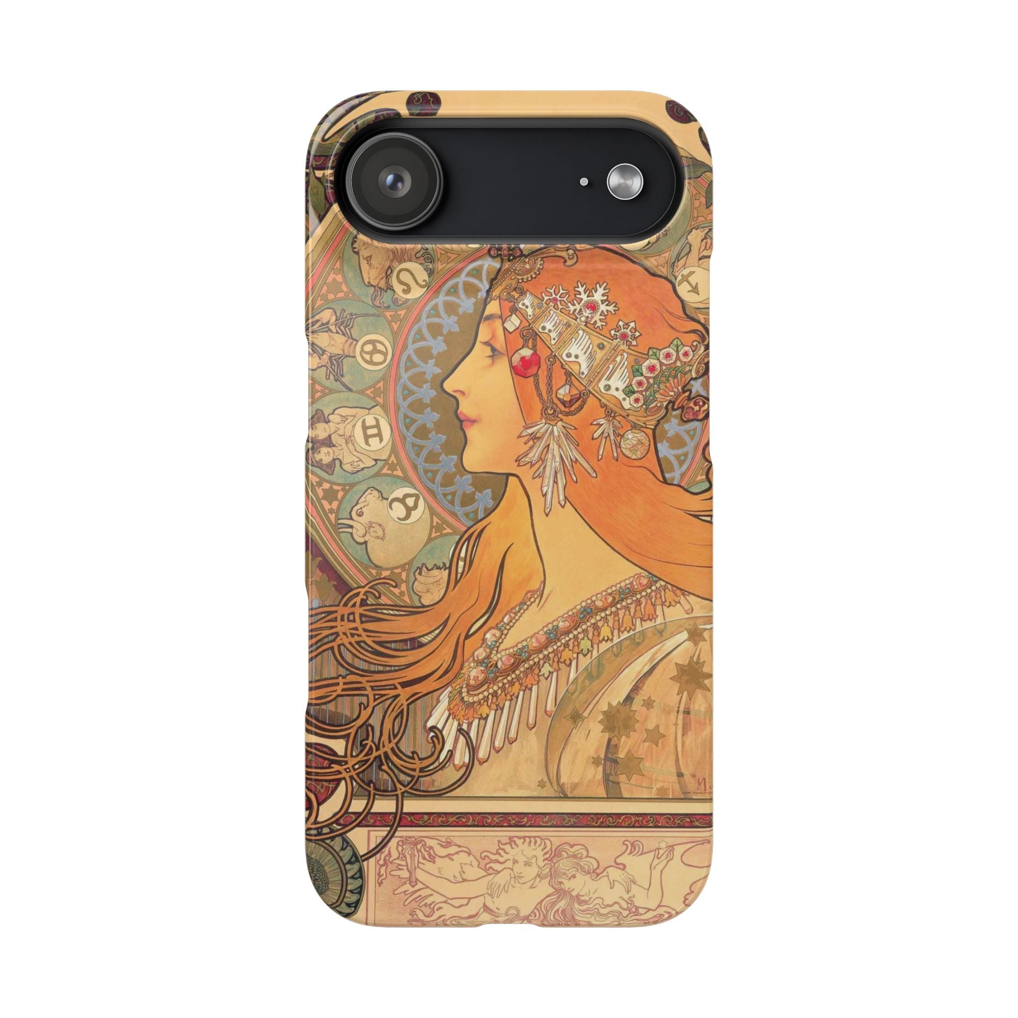 Zodiac by Alphonse Mucha - iPhone Slim Case