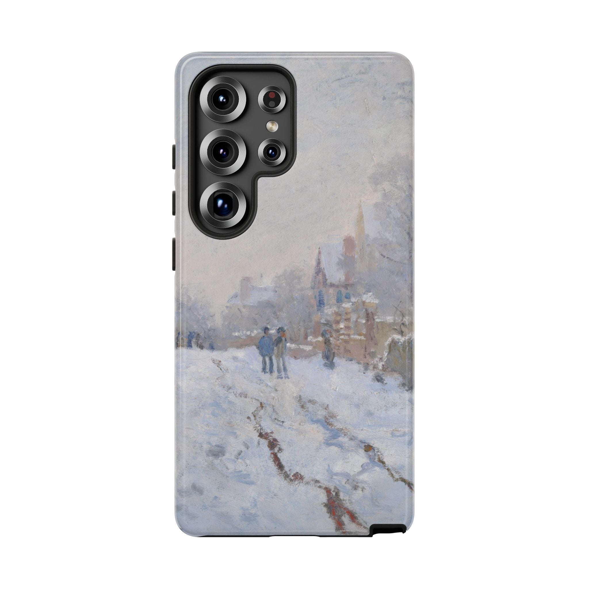 Snow Scene at Argenteuil by Claude Monet - Samsung Tough Case