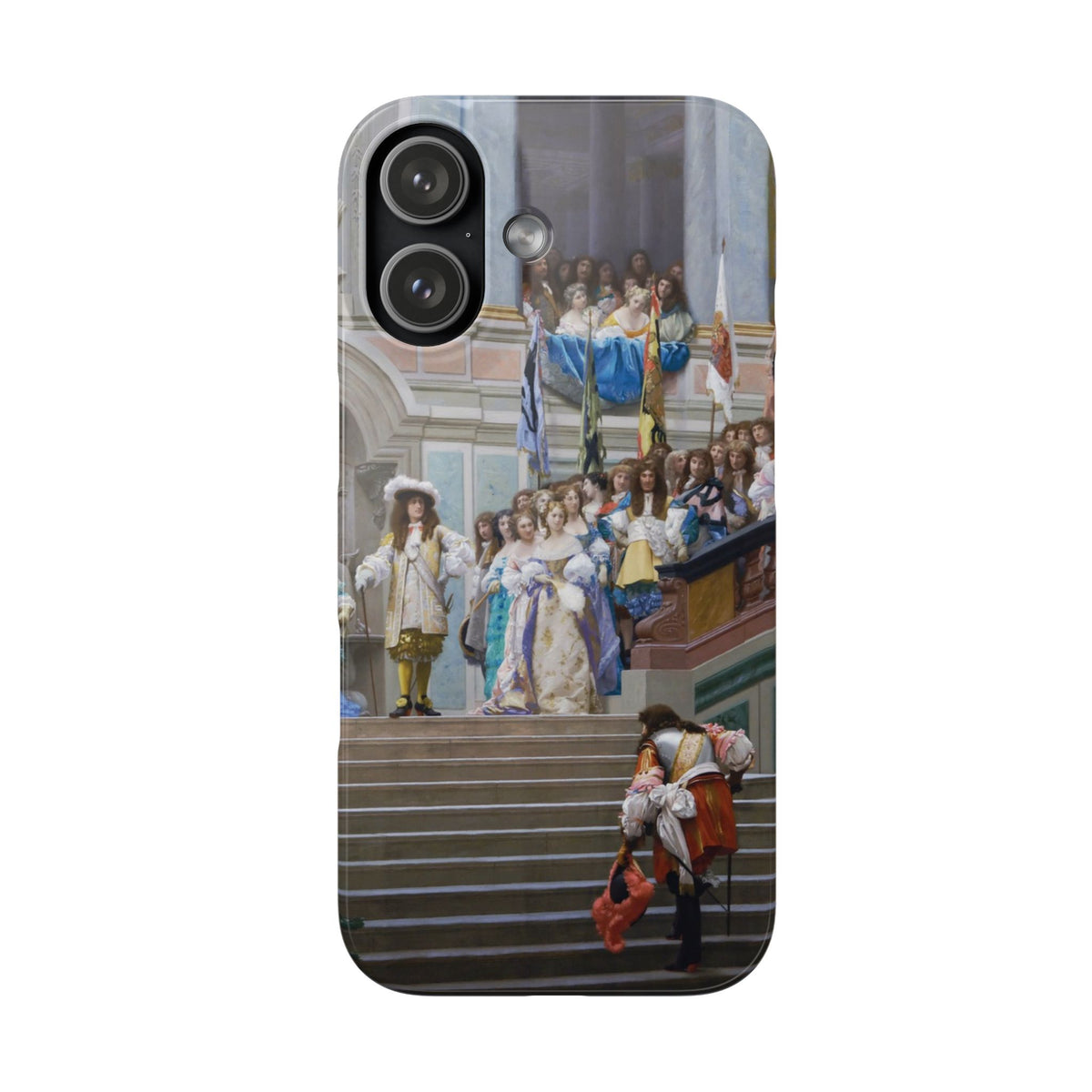 Reception du Grand Conde par Louis XIV by Jean-Leon Gerome - iPhone Slim Case