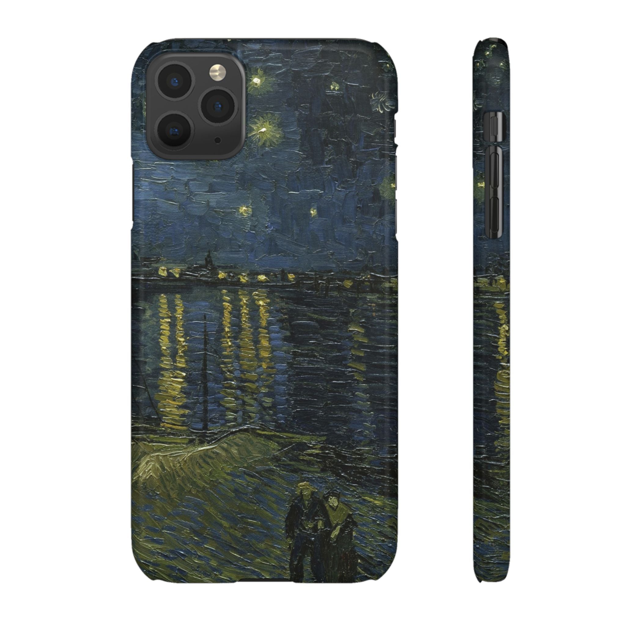 Starry Night  Over the Rhône by Van Gogh - iPhone Slim Case