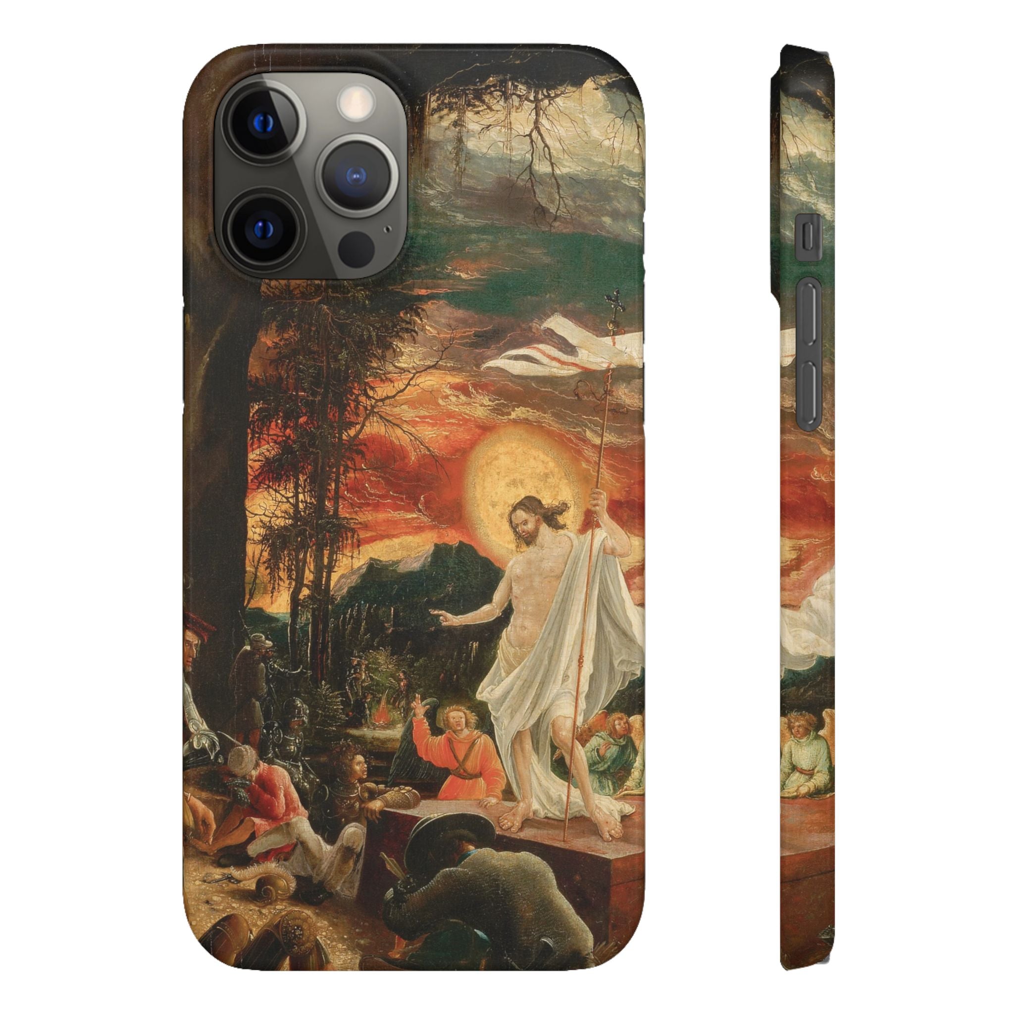 Resurrection of Christ by Albrecht Altdorfer - iPhone Slim Case