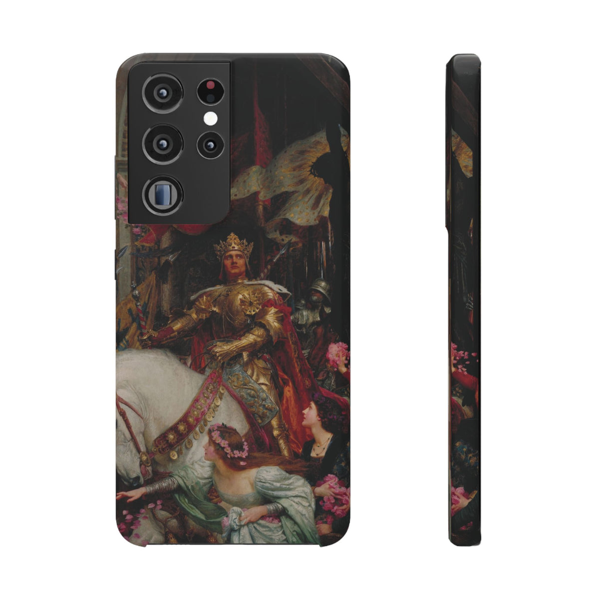 The Two Crowns by Frank Dicksee - Samsung Slim Case