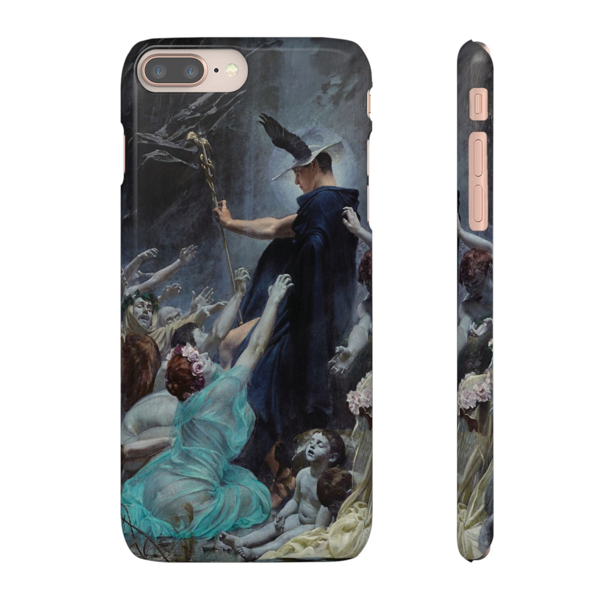 The Souls of Acheron by Adolf Hiremy-Hirschl - iPhone Slim Case