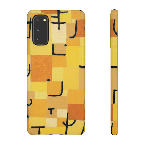 Signs in Yellow by Paul Klee - Samsung Slim Case