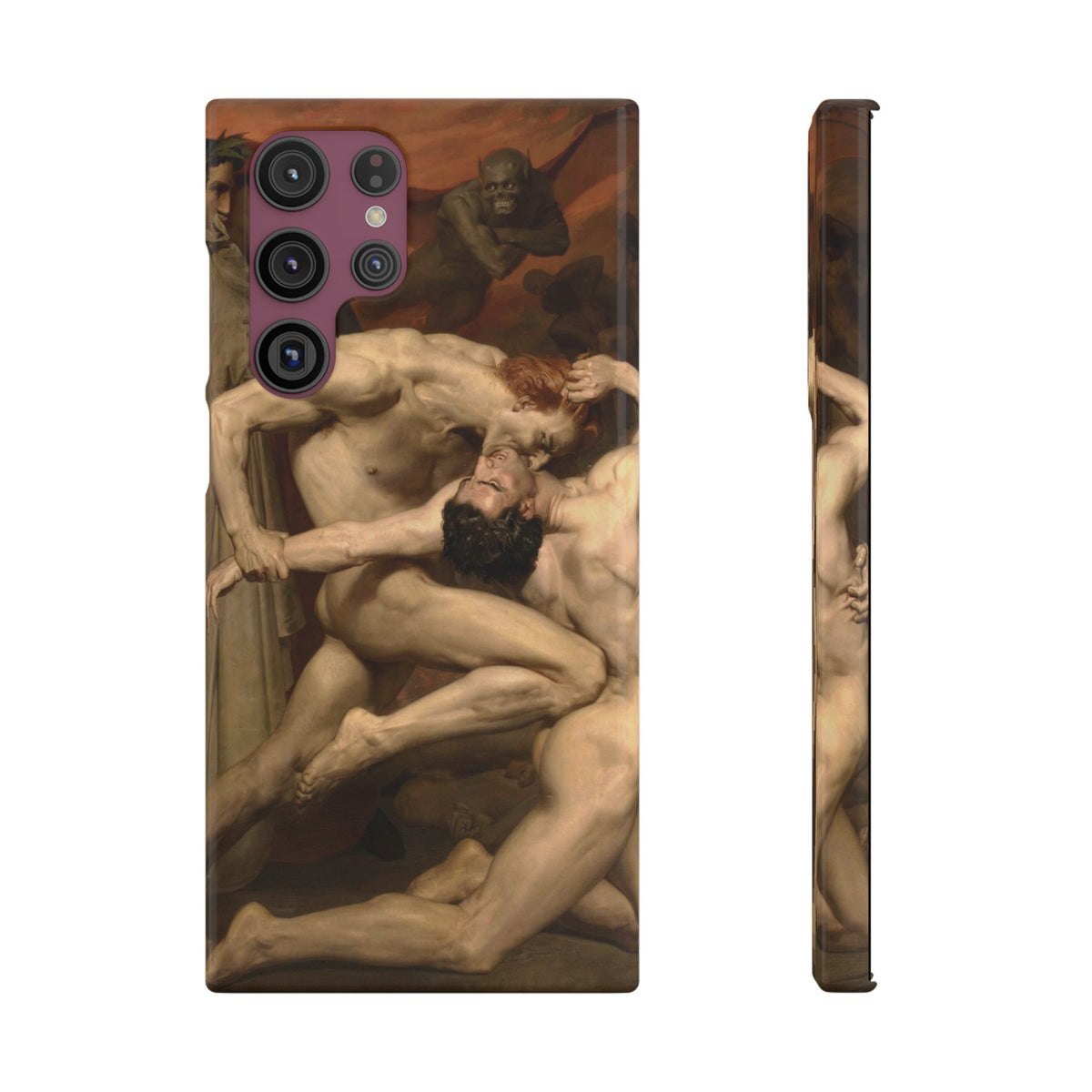 Dante and Virgile by William Bouguereau - Samsung Slim Case