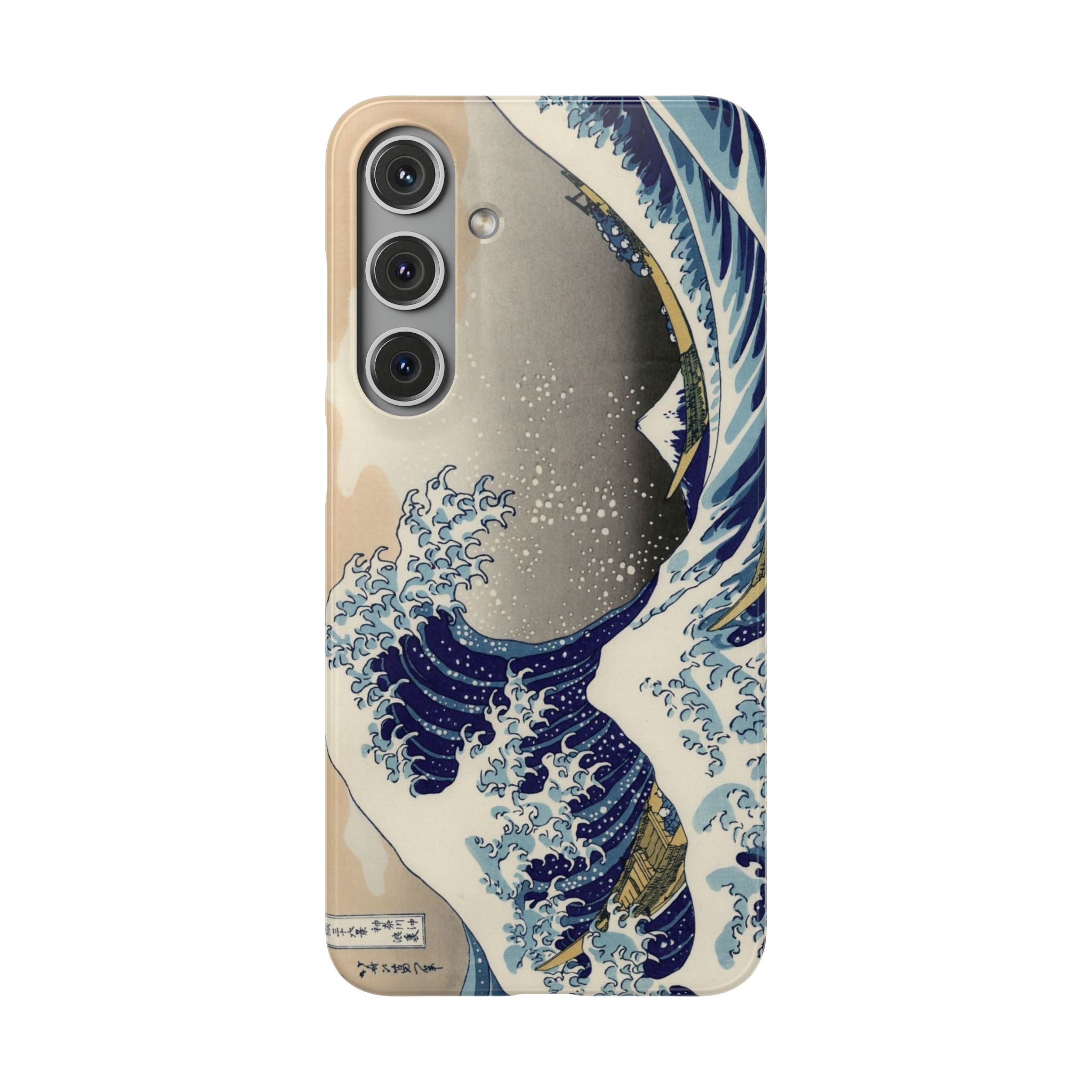 The Great Wave off Kanagawa by Hokusai - Samsung Slim Case