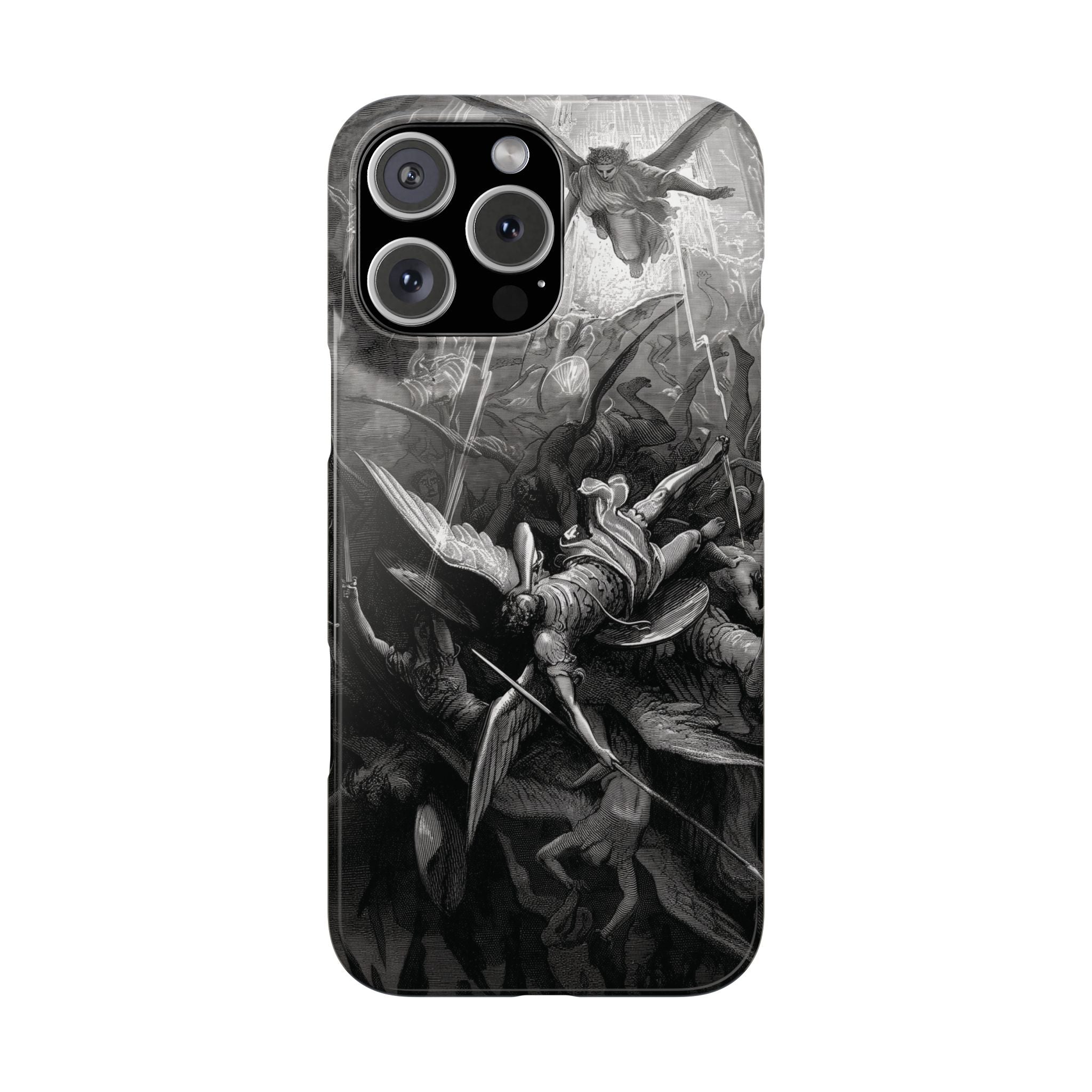 Paradise Lost | The Battle in Heaven by Gustave Doré - iPhone Slim Case