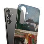 The Girls on the Bridge by Edvard Munch - Samsung Slim Case
