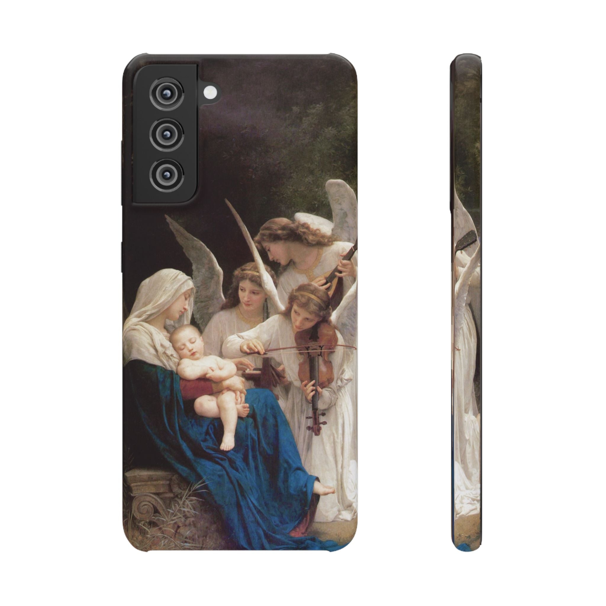 The Virgin of the angels by William-Adolphe Bouguereau - Samsung Slim Case