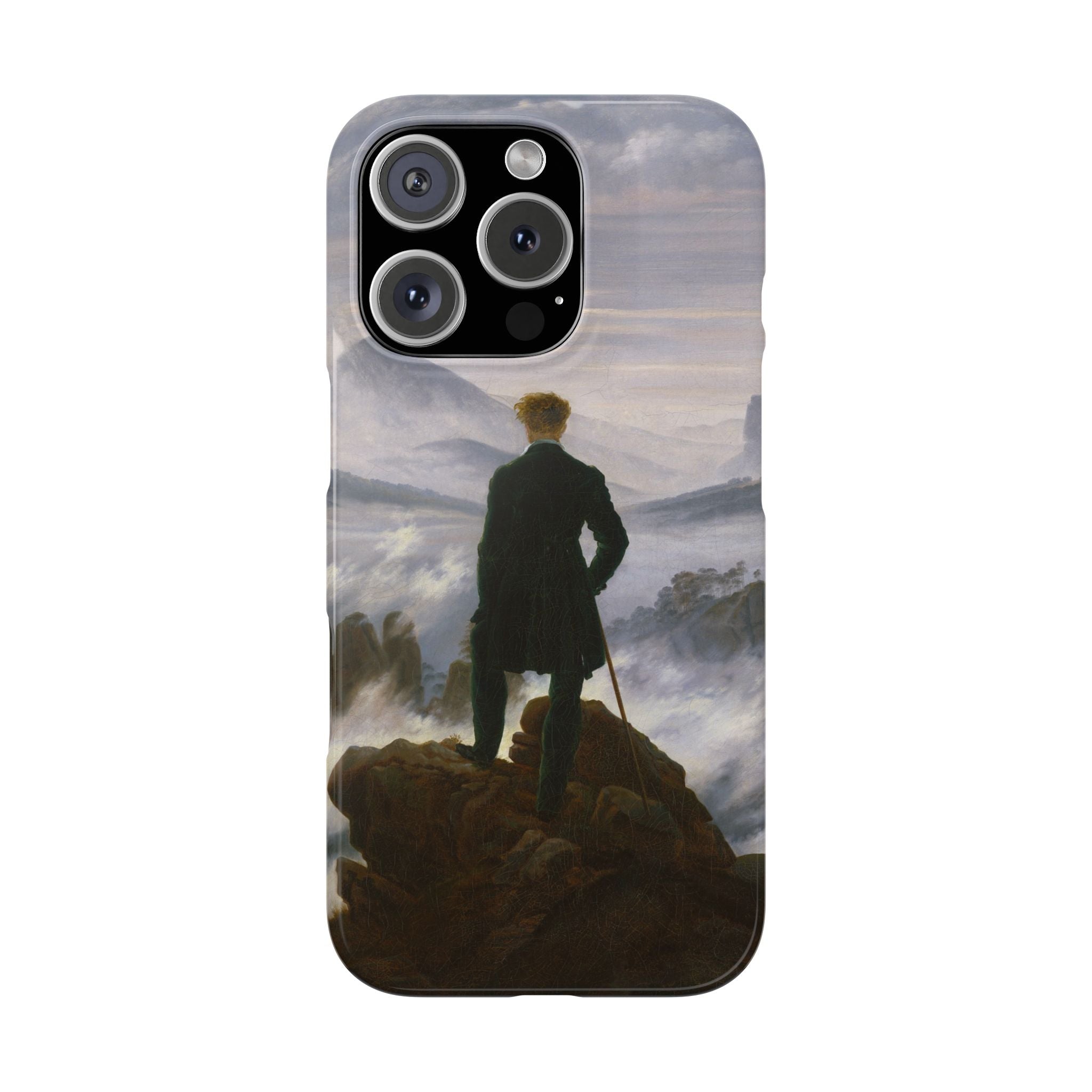 The Wanderer above the Sea of Fog by Caspar David Friedrich - iPhone Slim Case