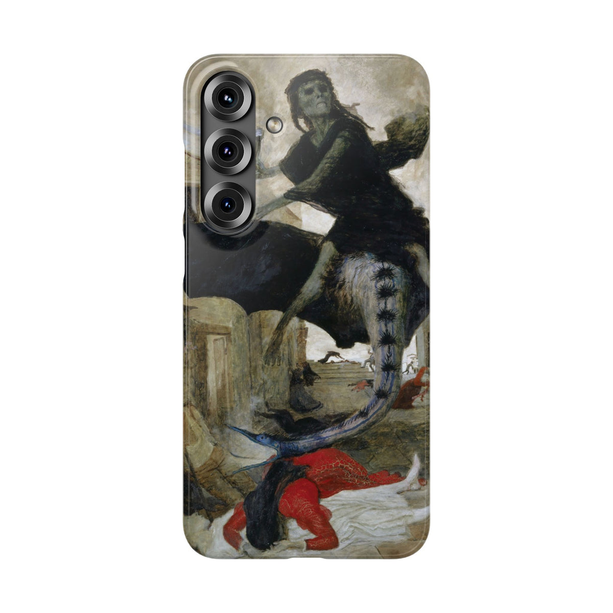 The Plague by Arnold Böcklin - Samsung Slim Case