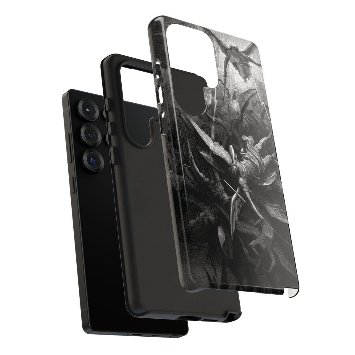 Paradise Lost | The Battle in Heaven von Gustave Doré - Samsung Tough Case