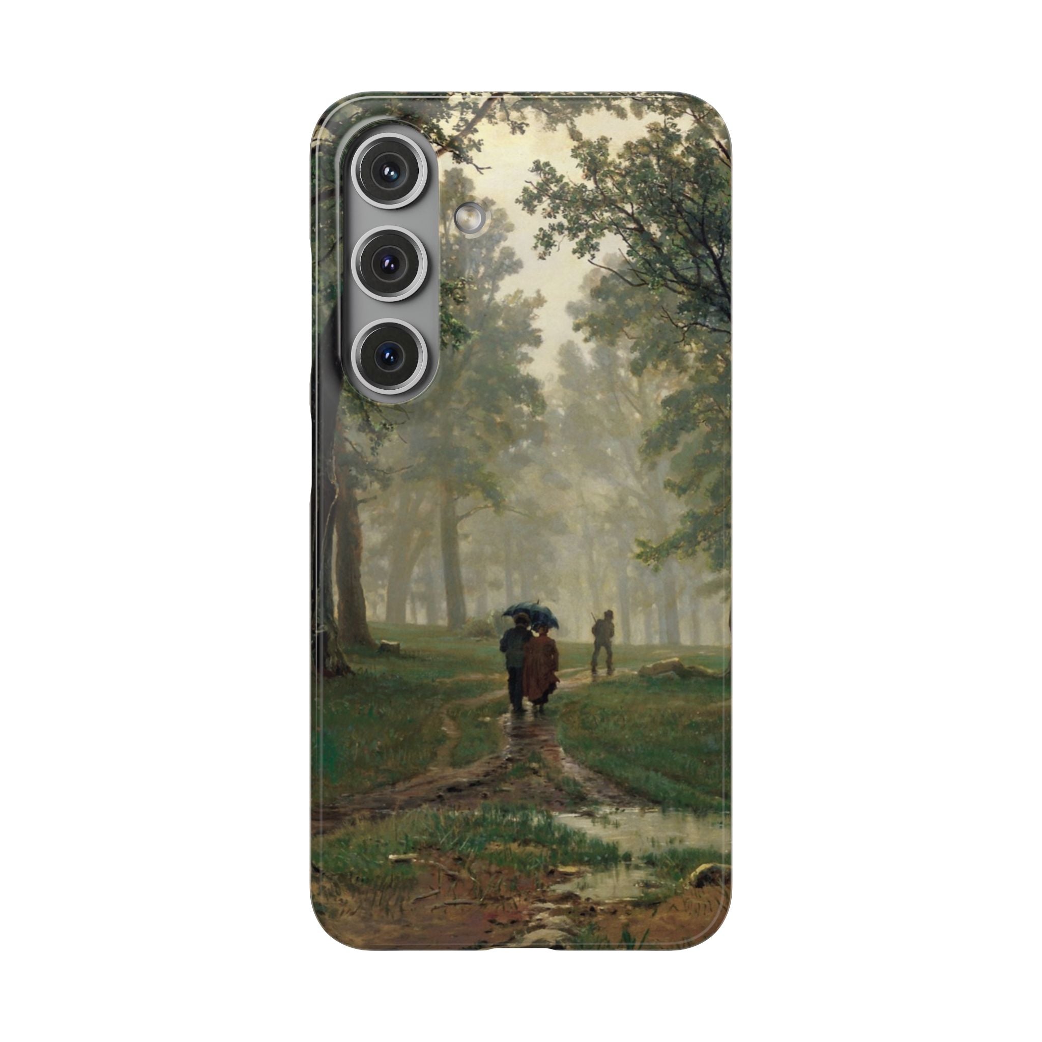 Rain in an Oak Forest by Ivan Ivanovich Shishkin - Samsung Slim Case