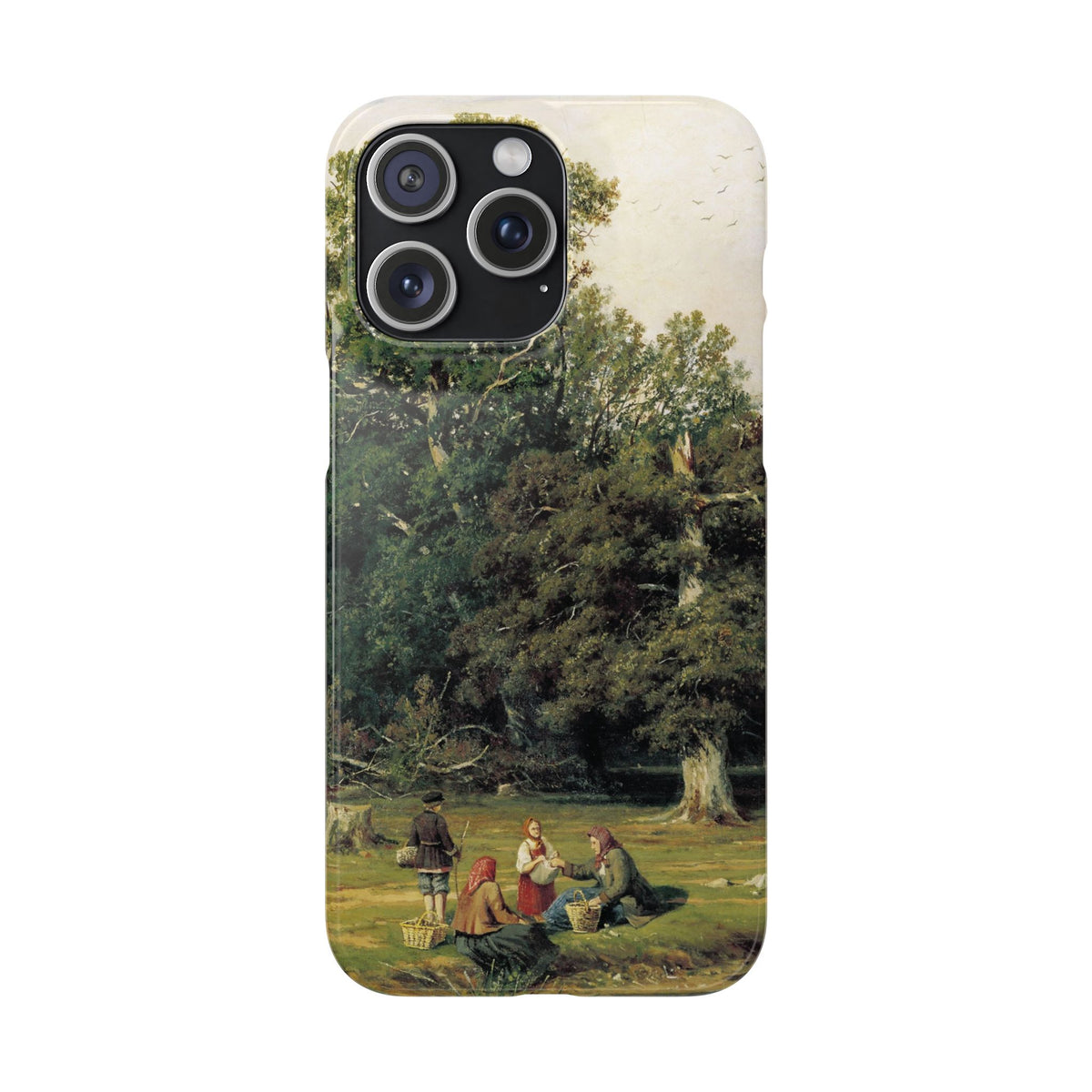 For Mushrooms by Ivan Ivanovich Shishkin - iPhone Slim Case