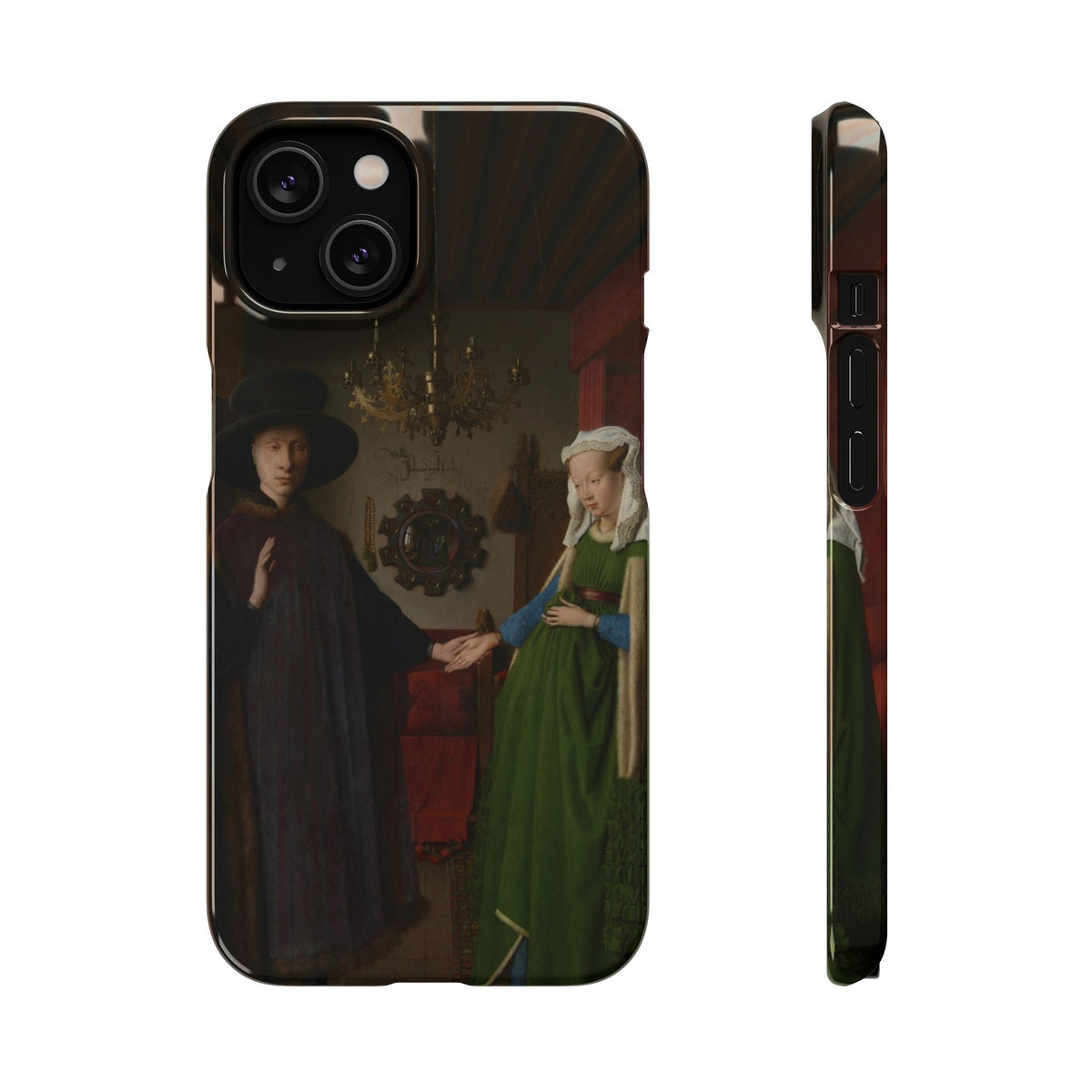 The Arnolfini Portrait by Jan van Eyck - iPhone Slim Case