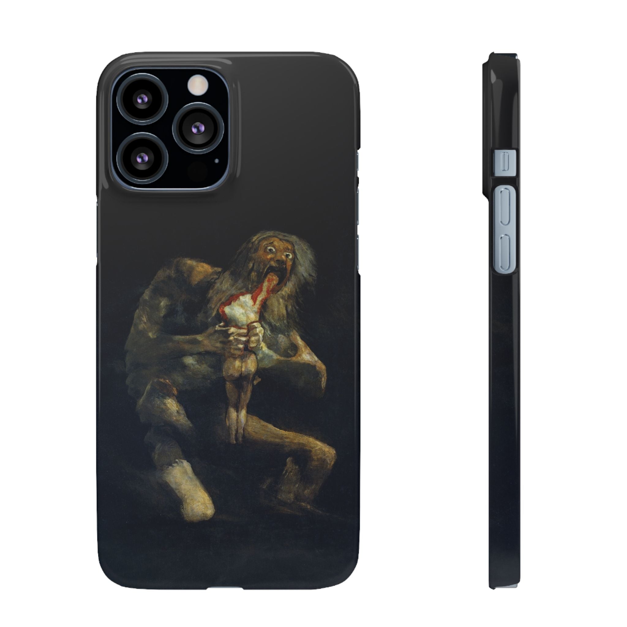 Saturn Devouring His Son by Goya - iPhone Slim Case