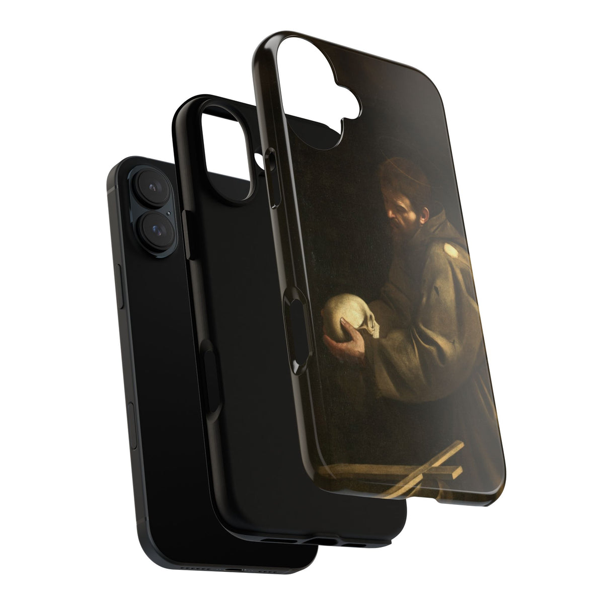 San Francesco in meditazione von Caravaggio – Robuste iPhone-Hülle