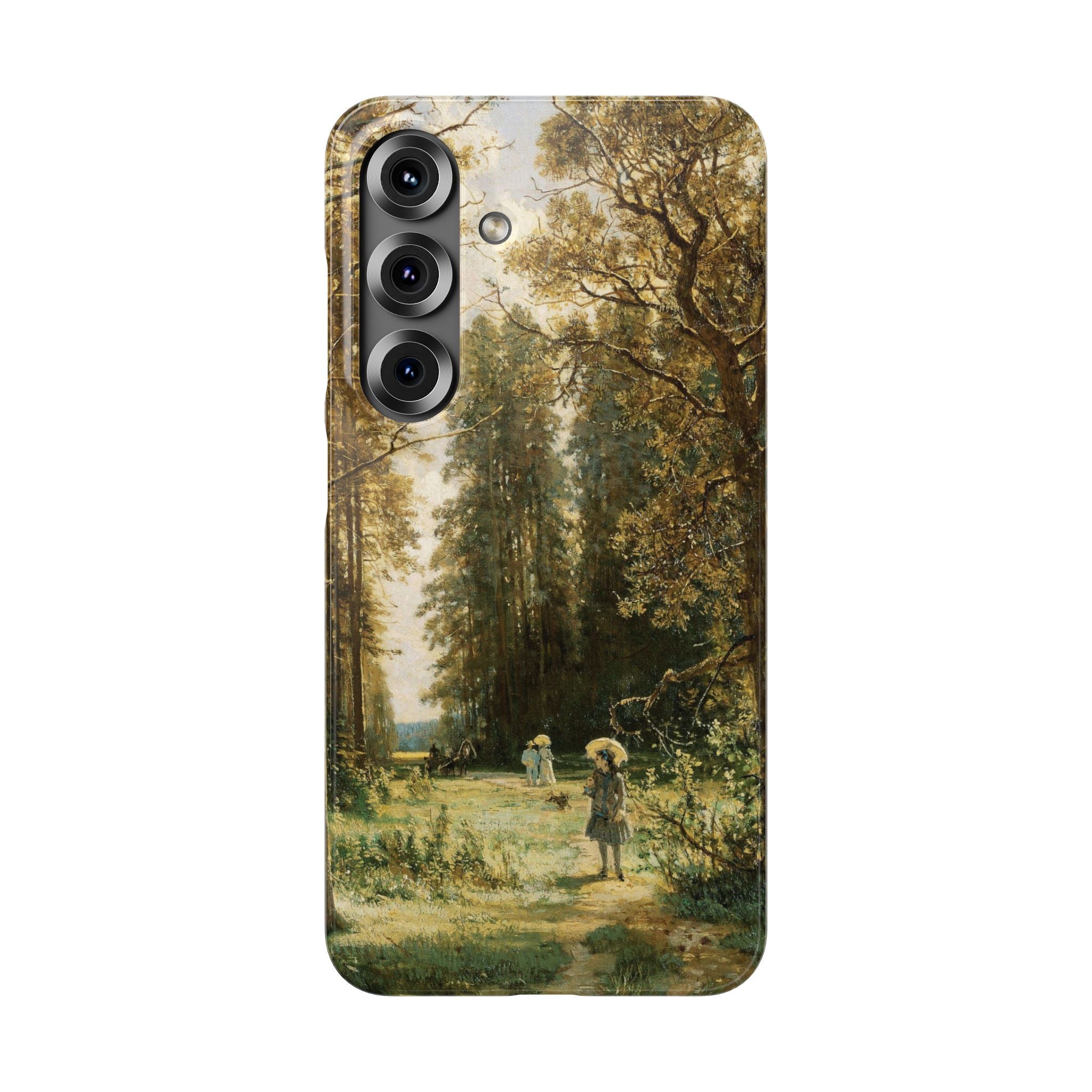The Path in the Forest by Ivan Ivanovich Shishkin - Samsung Slim Case