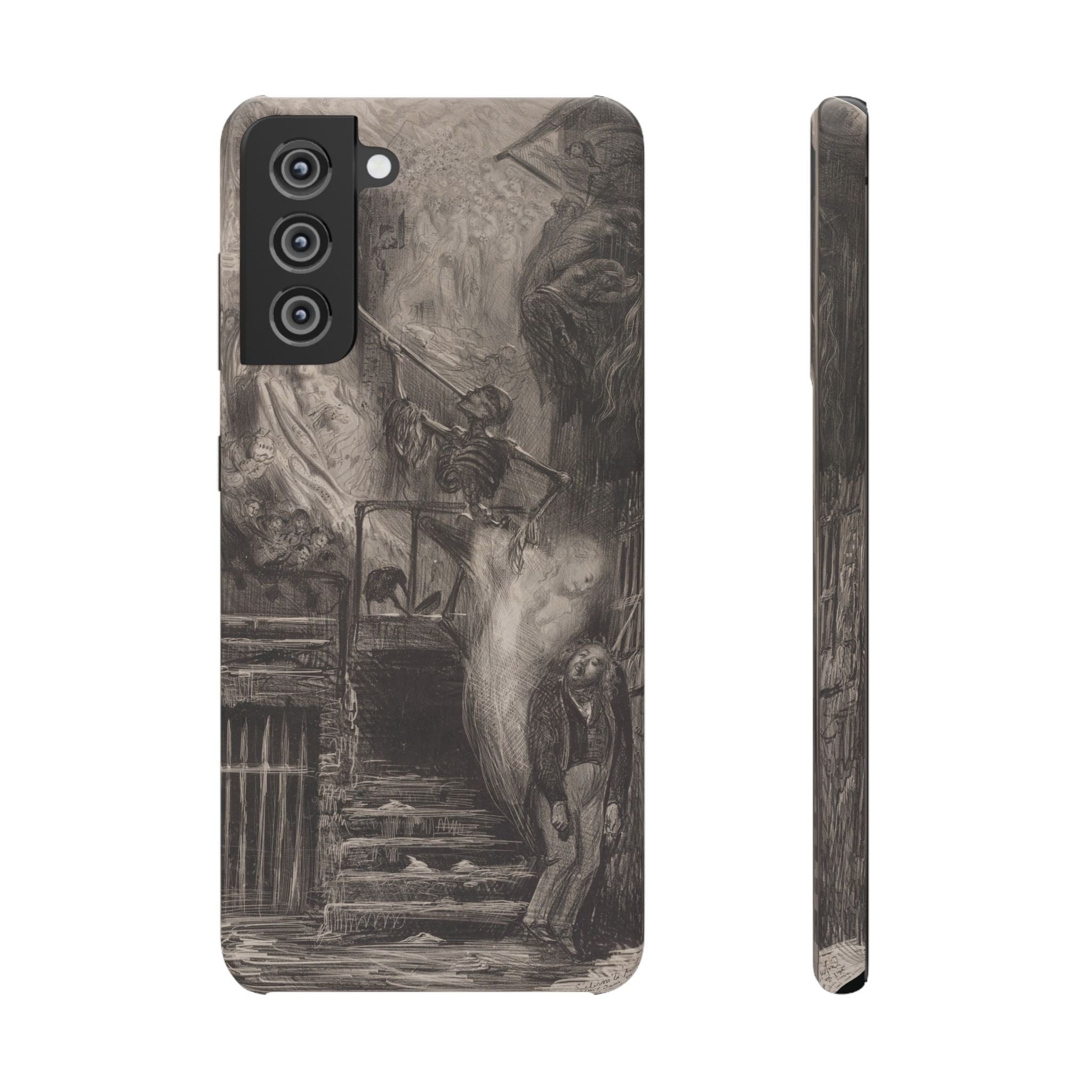 La Rue de la Vieille Lanterne (The Suicide of Gérard de Nerval) by Gustave Doré - Samsung Slim Case